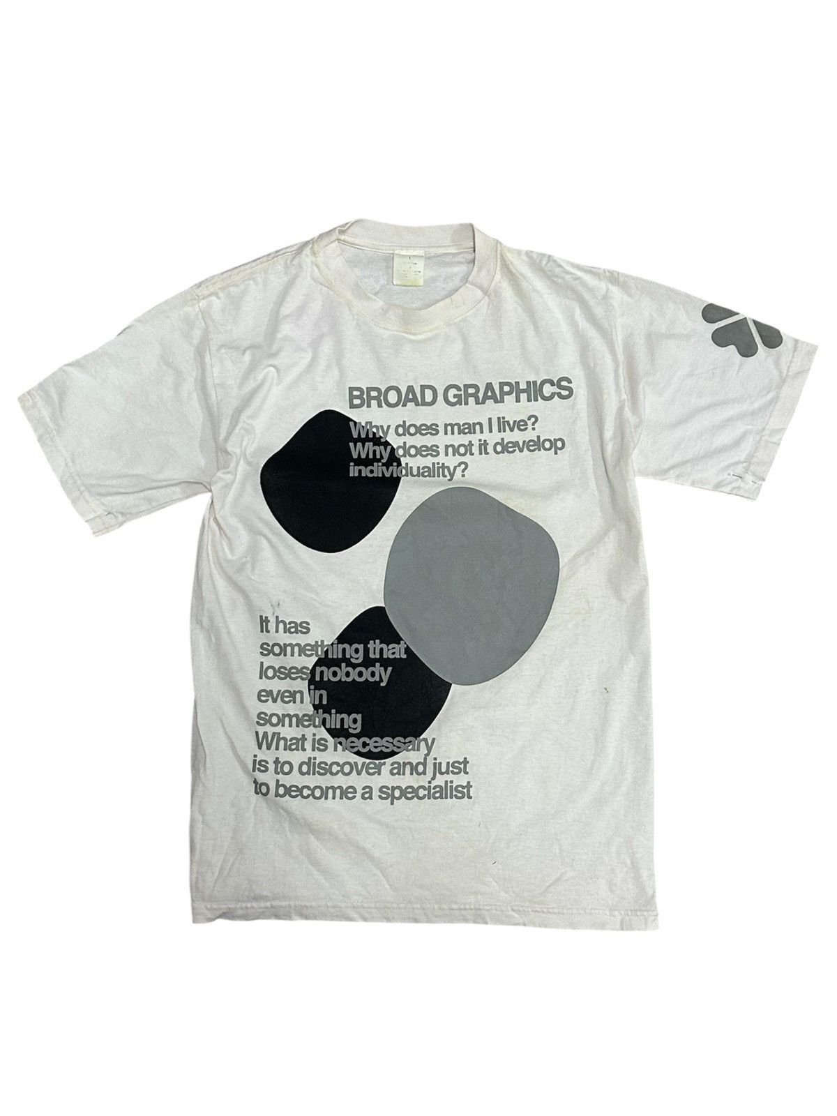 Vintage 1990 Broad Graphics “Why Does Man Alive” T-Shirt
