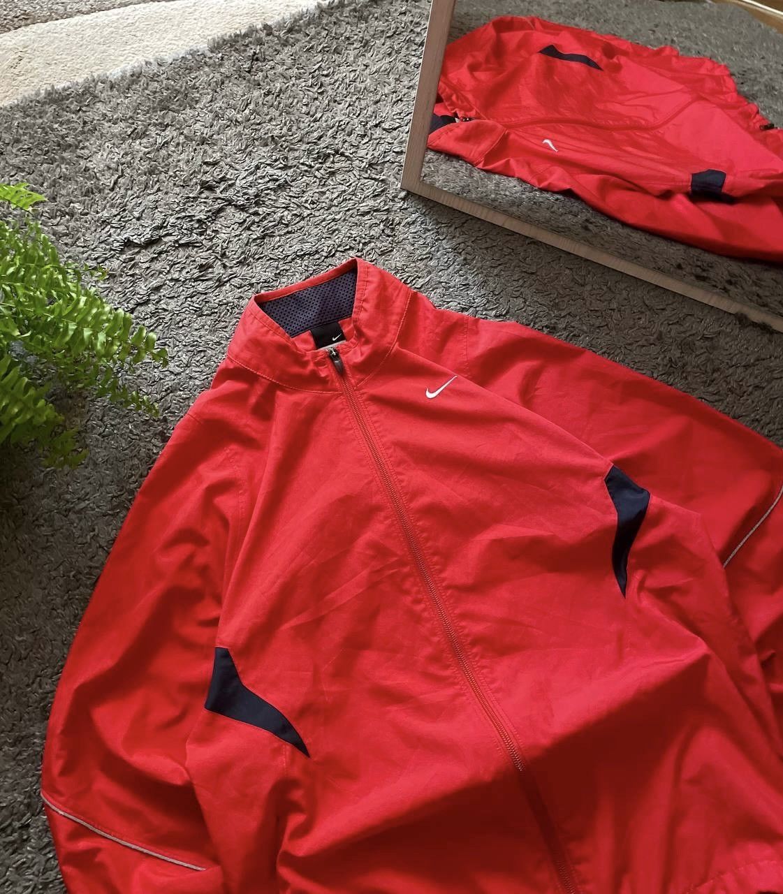 Nike × Vintage 00s Nike Vintage Light Jacket Streetwear Logo Swoosh Y2k Size US S / EU 44-46 / 1 - 3 Thumbnail