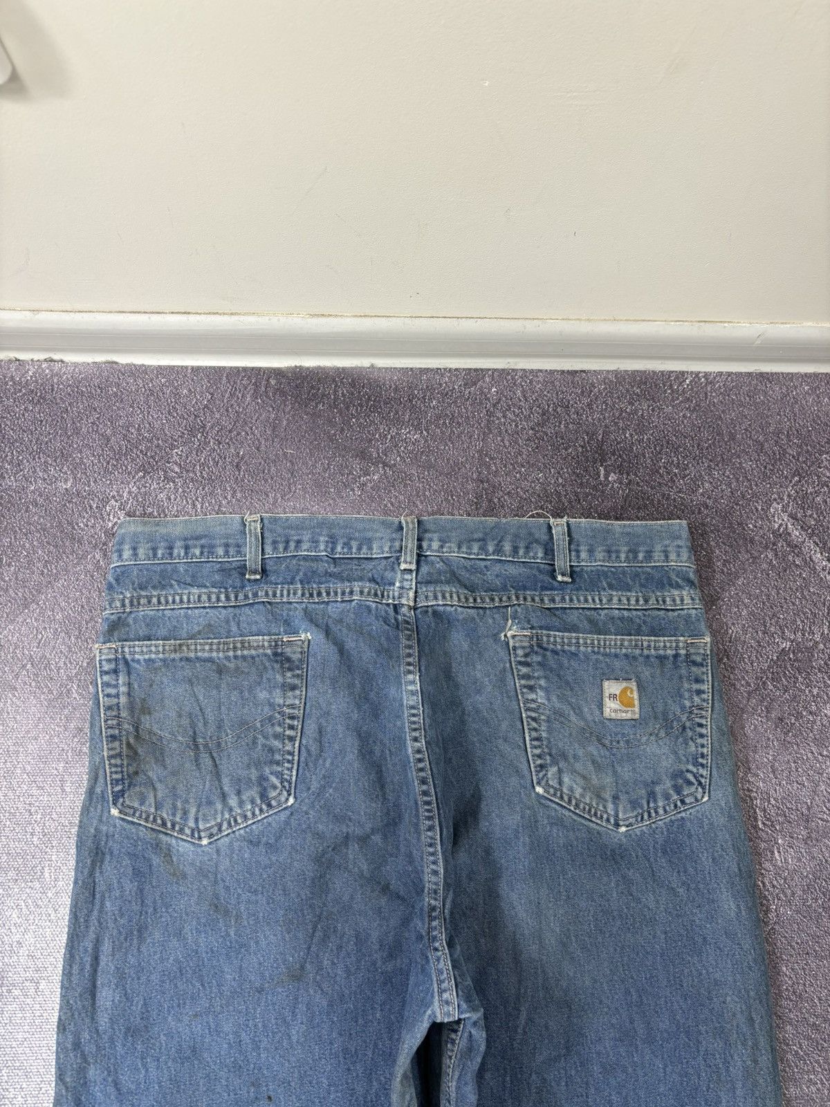Carhartt Vintage 90s Carhartt Flame Resistant USA Work Denim Jeans Size US 40 / EU 56 - 6 Thumbnail
