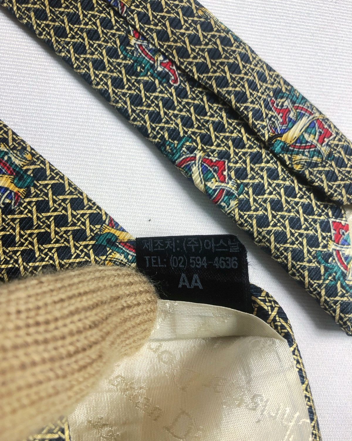 Christian Dior Monsieur Rare Vintage Christian Dior Monsieur Silk Tie Size ONE SIZE - 10 Thumbnail
