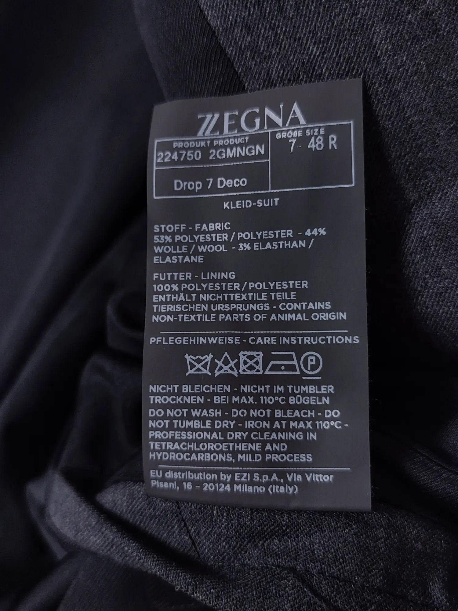 Ermenegildo Zegna × Z Zegna Zegna Regular Wool 48R Blazer Size 48R - 16 Thumbnail