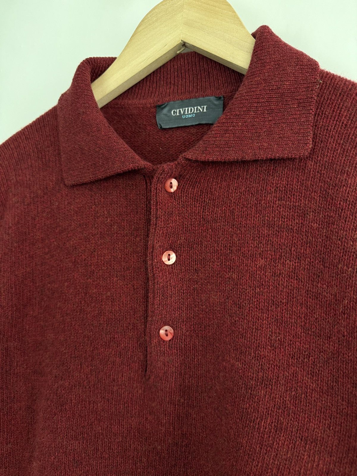 Designer 🇮🇹 Vintage 90s Cividini Uomo Wool Sweaters Made in Italy Y2K Size US M / EU 48-50 / 2 - 5 Thumbnail