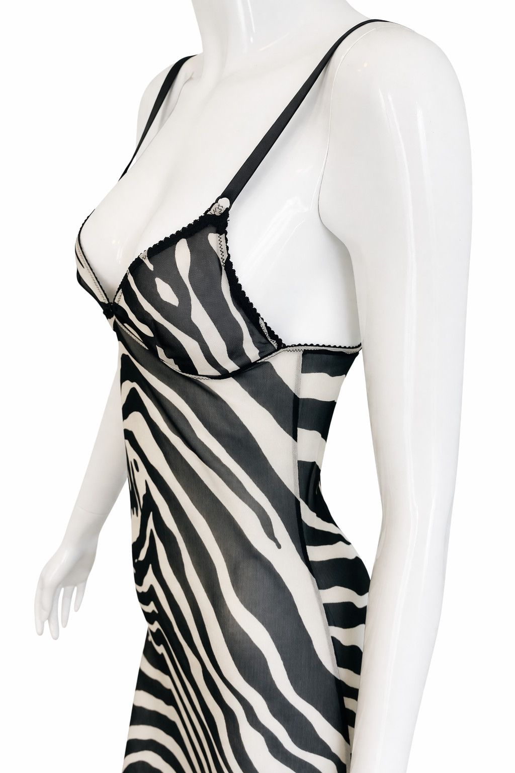 Dolce & Gabbana Kenzo Sheer Mesh Transparent Medium Large Dress Size S / US 4 / IT 40 - 5 Thumbnail