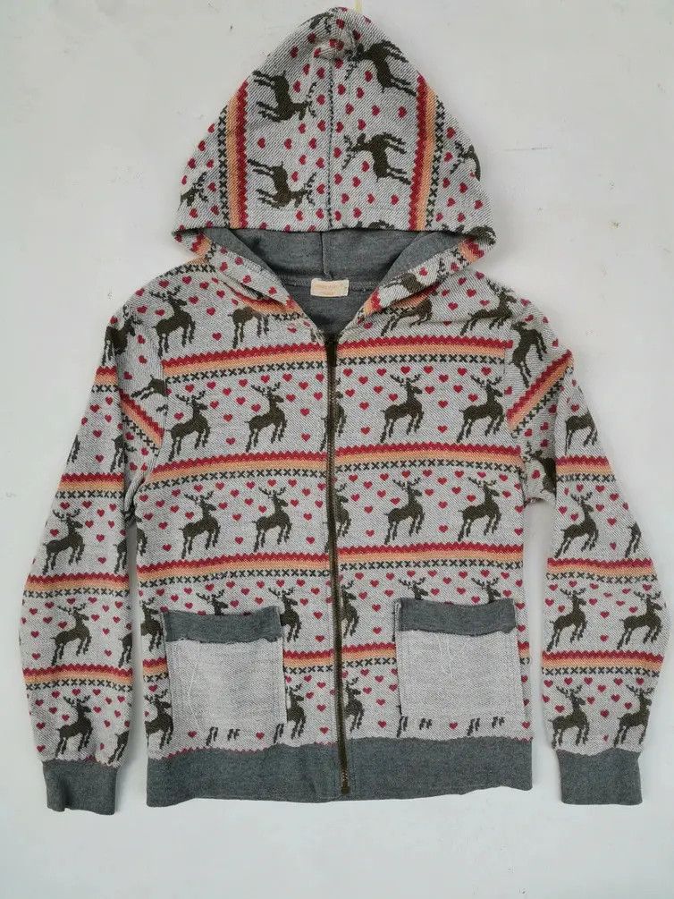 Japanese Brand Chistty Made of Thinks Full Print Hooded Sweaters Size US M / EU 48-50 / 2 - 1 Thumbnail