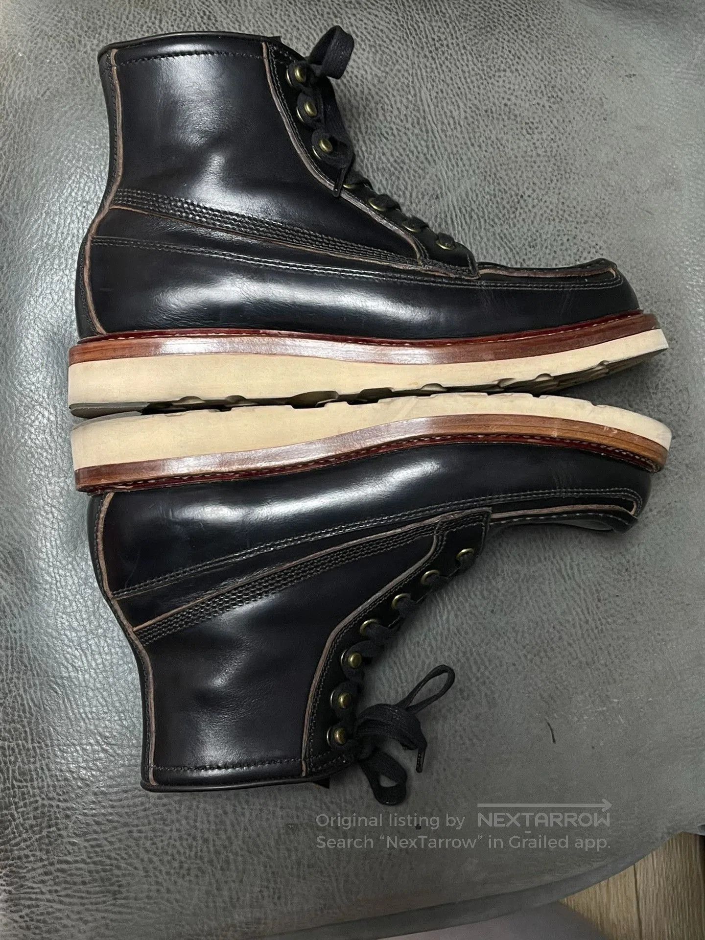 Left Hand Master Zuo Custom Horween Leather Shoes. Size US 9 / EU 42 - 5 Thumbnail