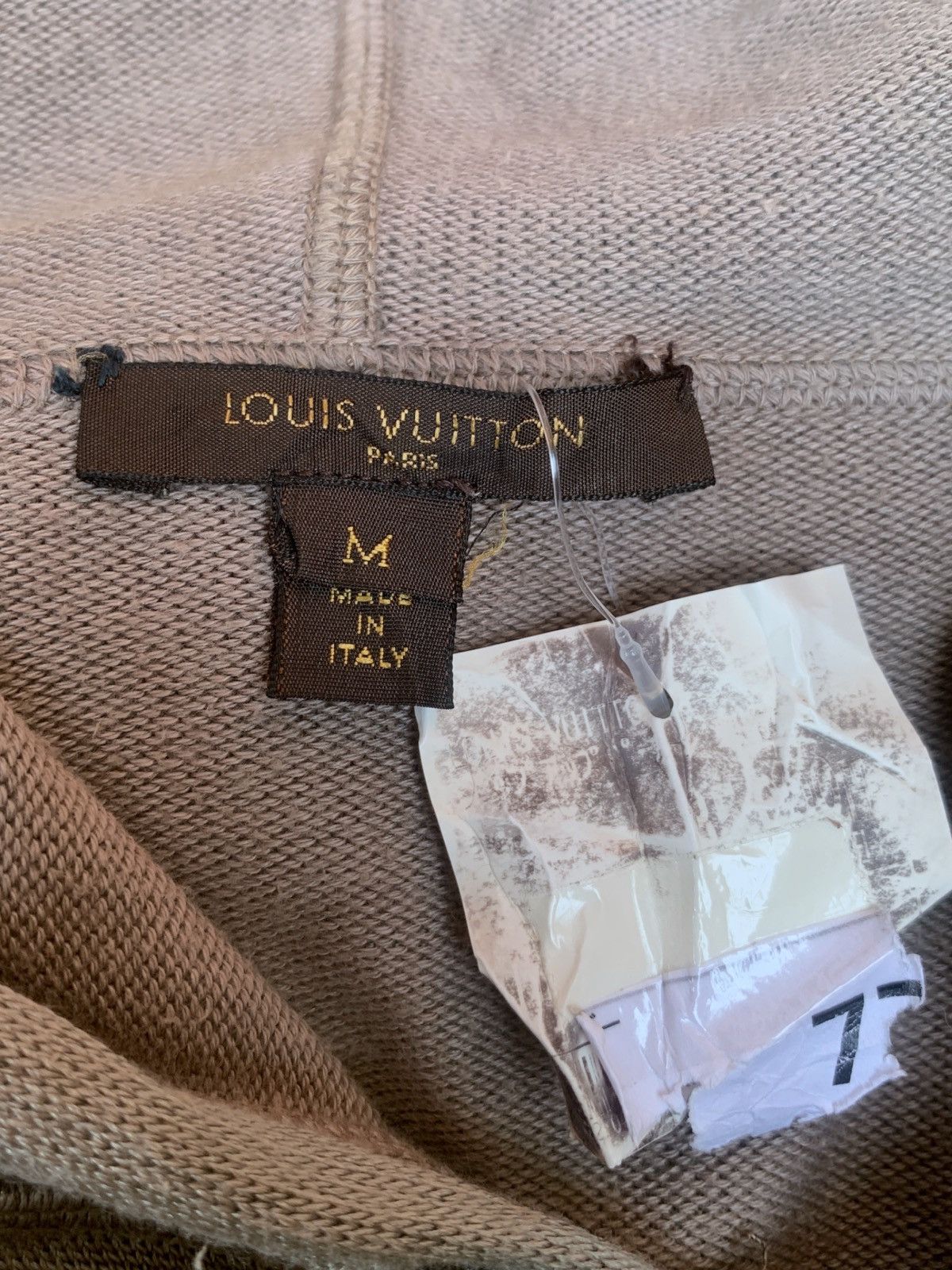 Designer × Louis Vuitton LV blank zip sweatshirt hooded Size US M / EU 48-50 / 2 - 17 Thumbnail