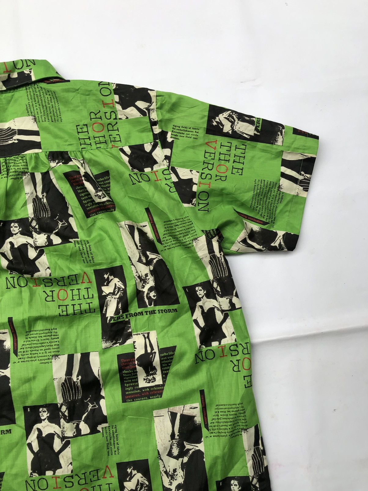 Yohji Yamamoto Japanese Mercredi Yoshimura Perfect Artwork Button Shirt Tee Size US M / EU 48-50 / 2 - 10 Thumbnail