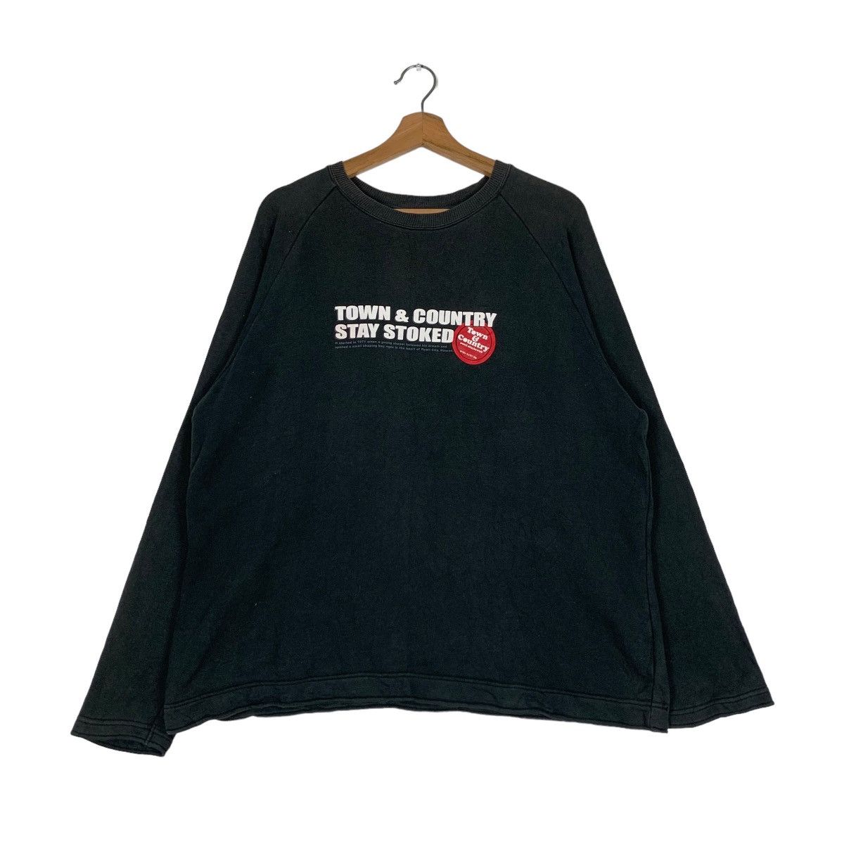 Japanese Brand TOWN & COUNTRY Stay Stoke Sweatshirts #0812-C37 Size US L / EU 52-54 / 3 - 1 Thumbnail