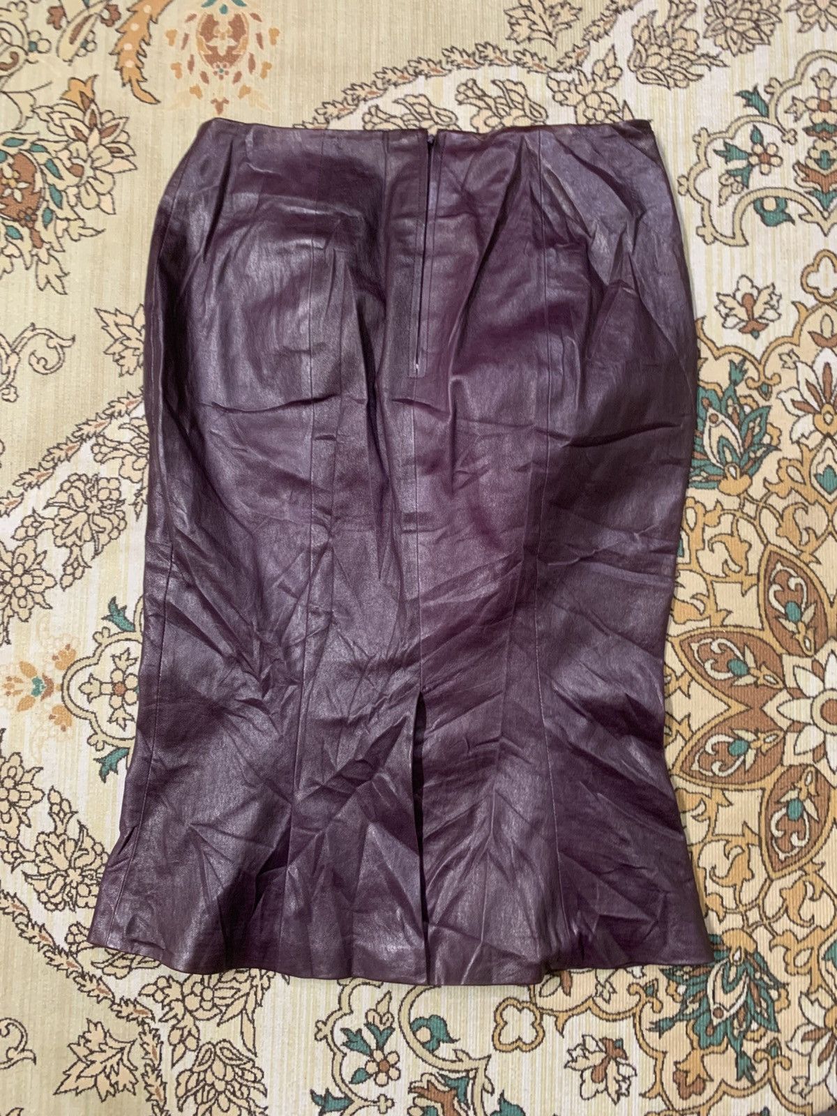 Jitrois JEAN CLAUDE JITROIS SKIRTS LEATHER Size 29" - 5 Thumbnail