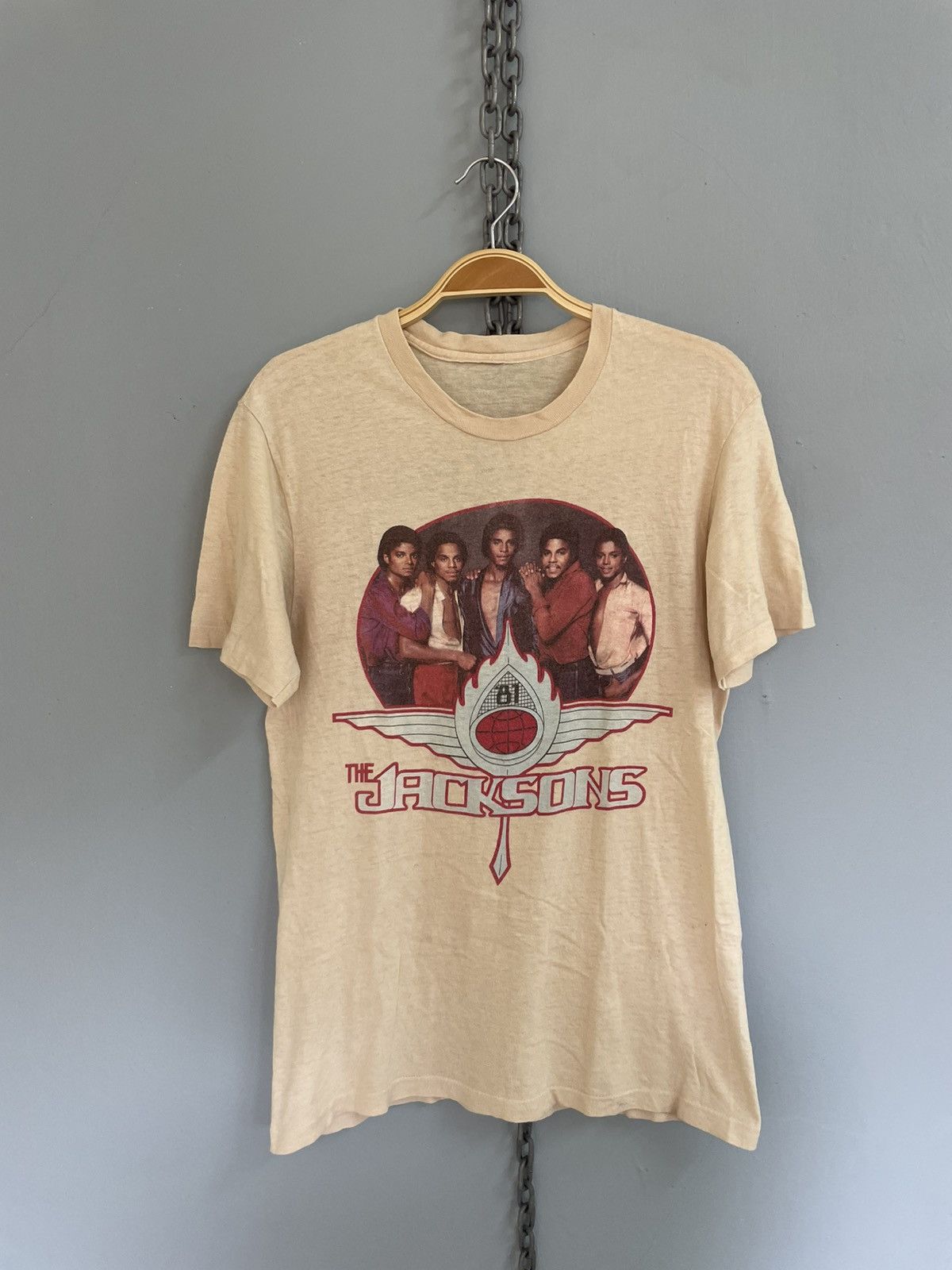 Band Tees Vintage 80s The Jacksons band t shirt Size US M / EU 48-50 / 2 - 1 Thumbnail