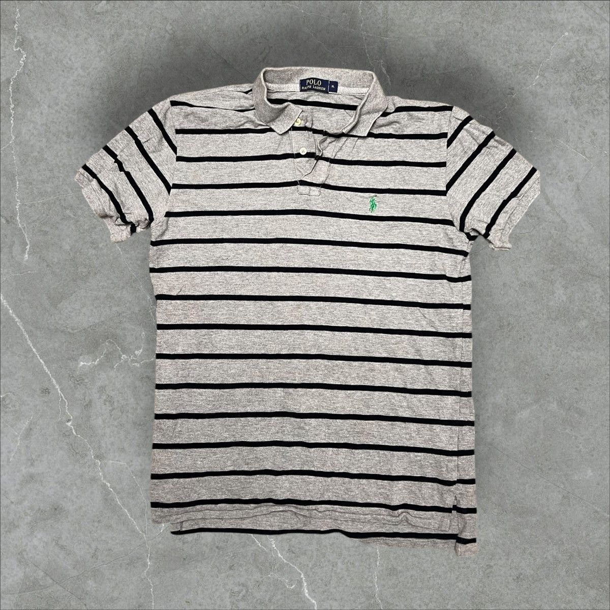 Polo Ralph Lauren Grey polo Ralph Lauren size L stripes Size US XL / EU 56 / 4 - 1 Thumbnail
