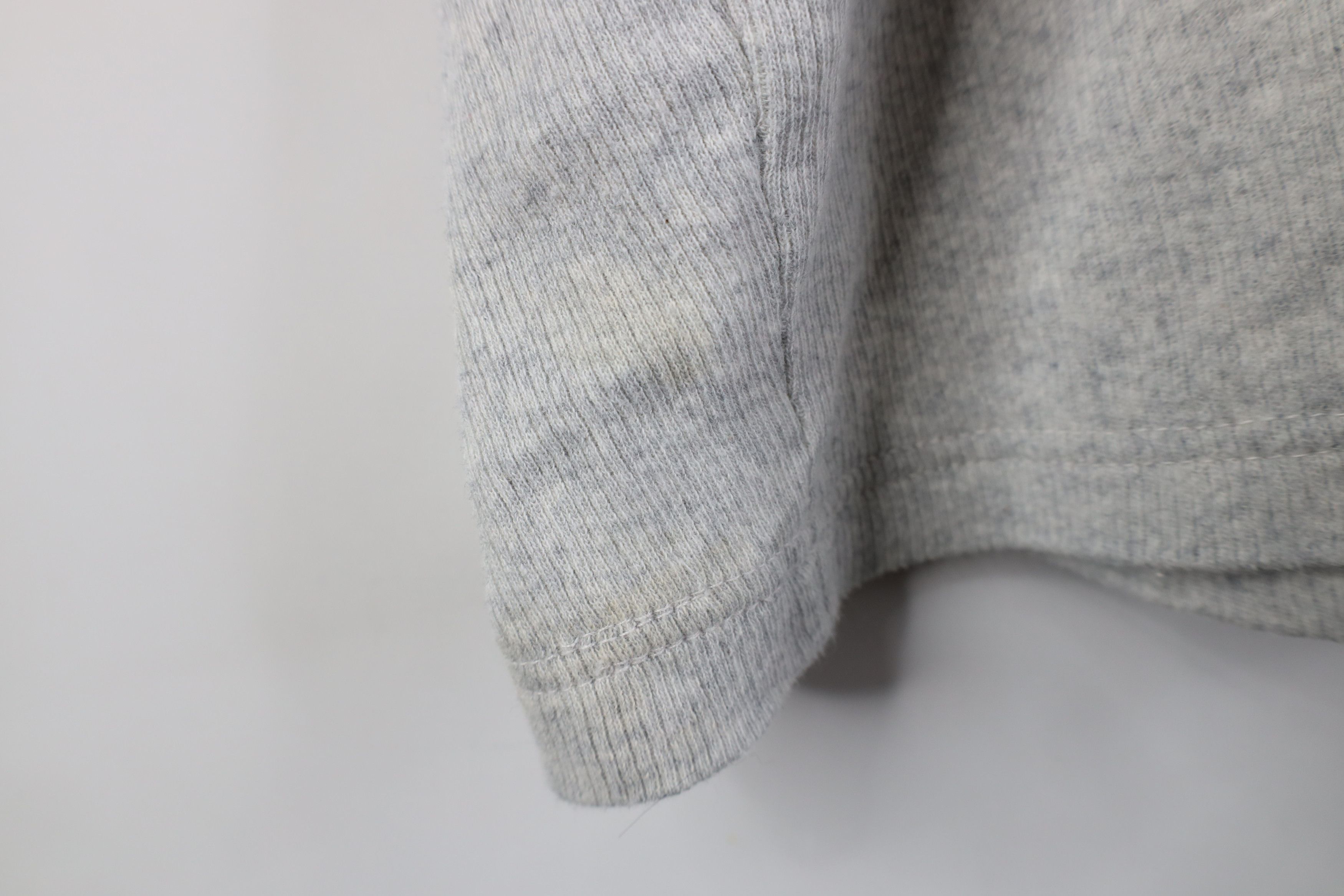 Vintage Vintage 90s Streetwear Boxy Fit Ribbed Knit T-Shirt Gray Size US XL / EU 56 / 4 - 9 Thumbnail