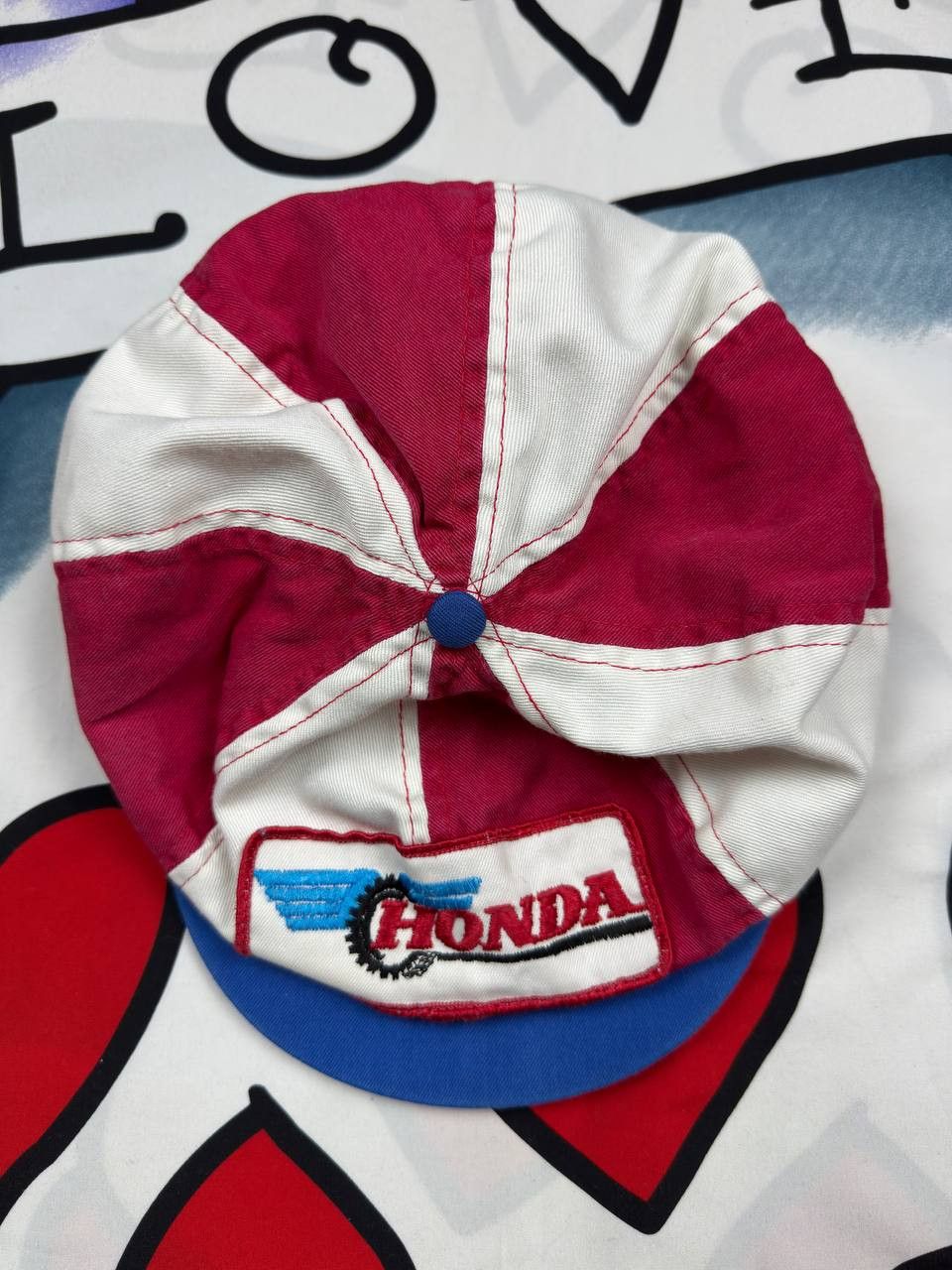 Honda Vintage 80s Honda Racing Team International Hat One Size Size ONE SIZE - 1 Thumbnail