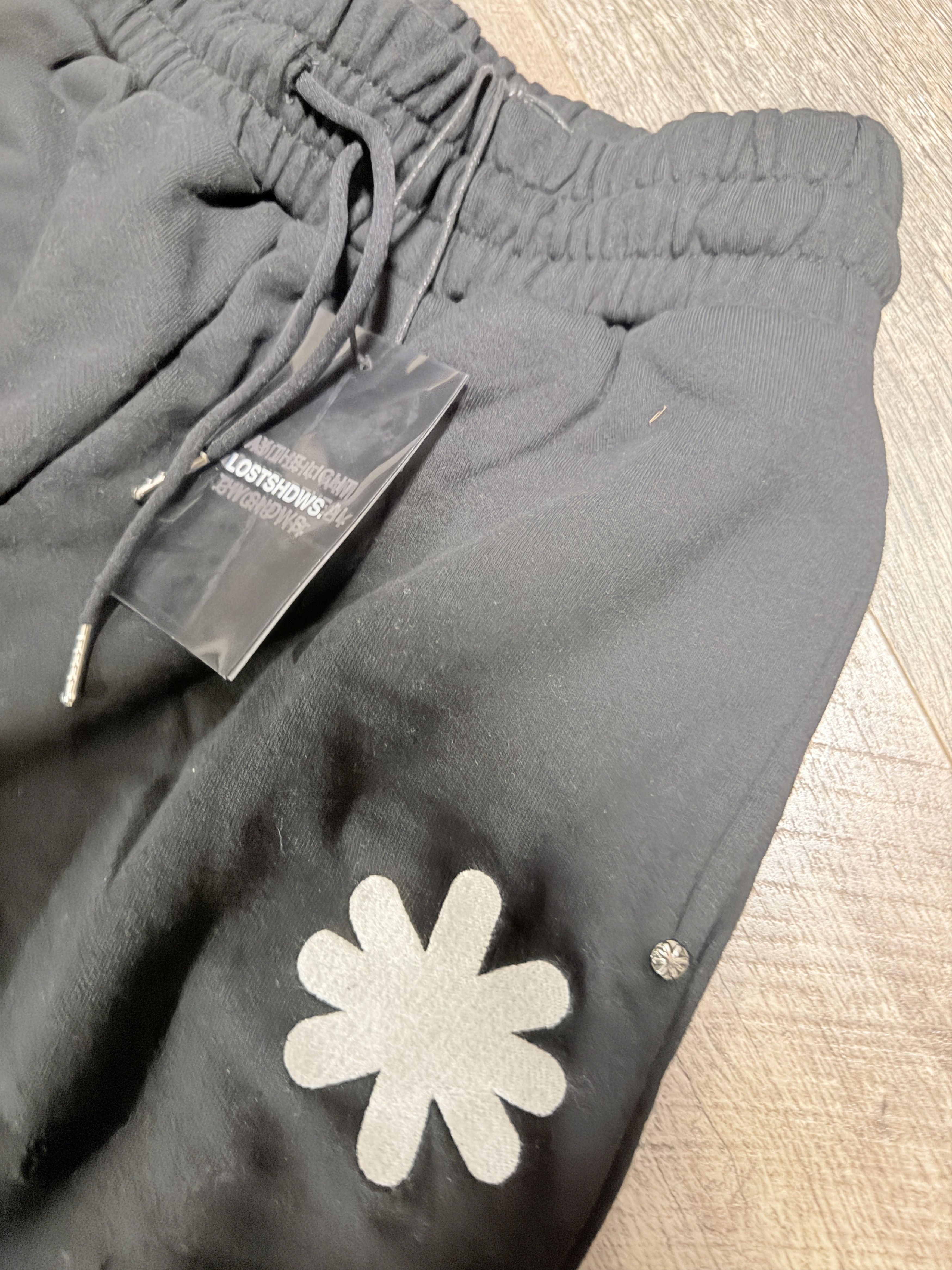 LOSTSHDWS LostShdws Distressed Logo Sweatpants Size US 32 / EU 48 - 2 Thumbnail