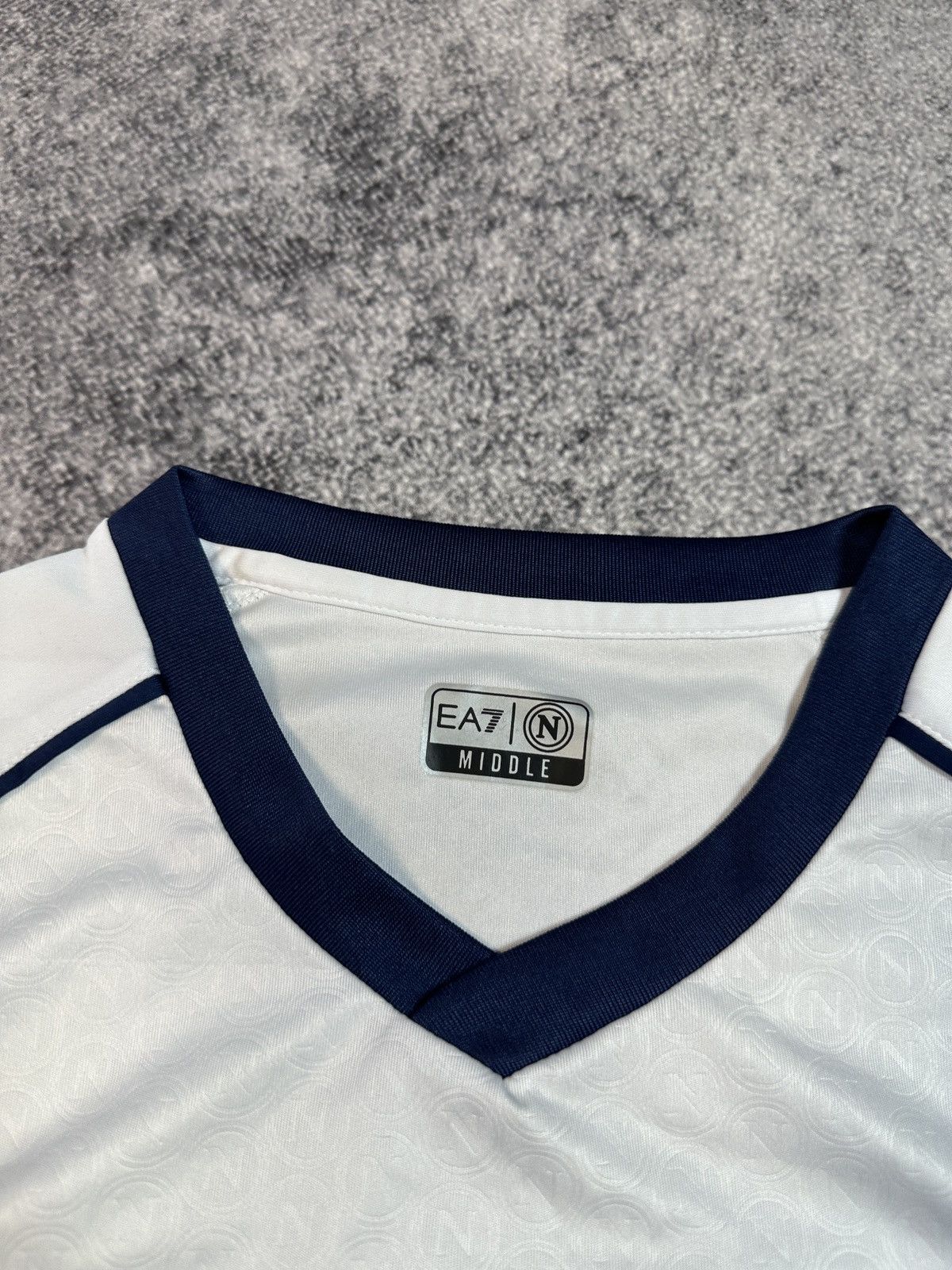 Emporio Armani Emporio Armani EA7 Napoli Soccer Jersey Blokecore Style M Size US M / EU 48-50 / 2 - 3 Thumbnail