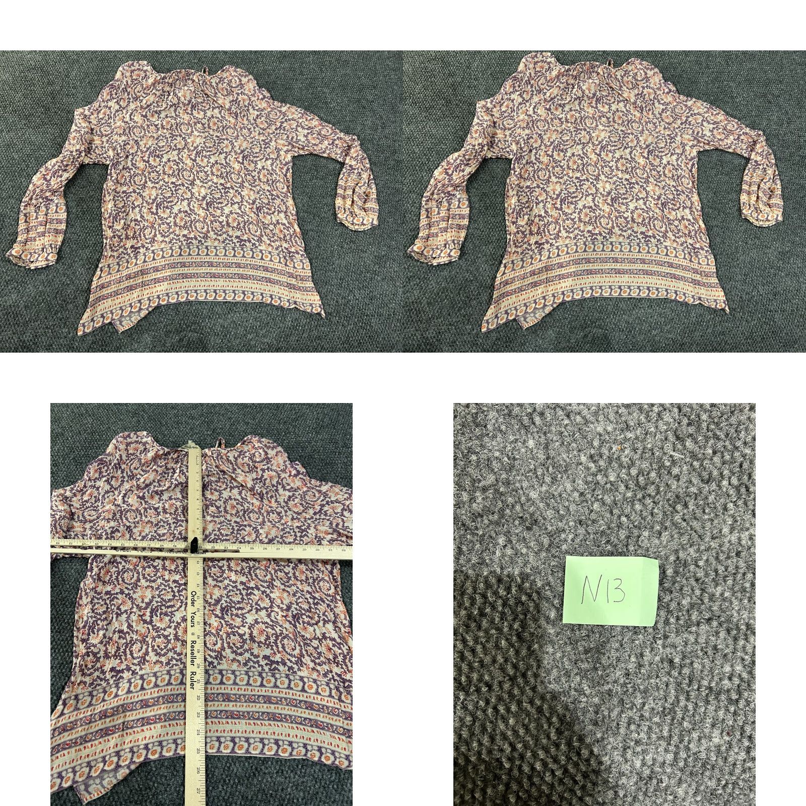 Lucky Brand **Lucky Brand XL Multicolor Paisley Women's Boho Blouse** User: Lucky Brand Multicolor XL Women's Paisley Boho Blouse Size XL / US 12-14 / IT 48-50 - 8 Thumbnail