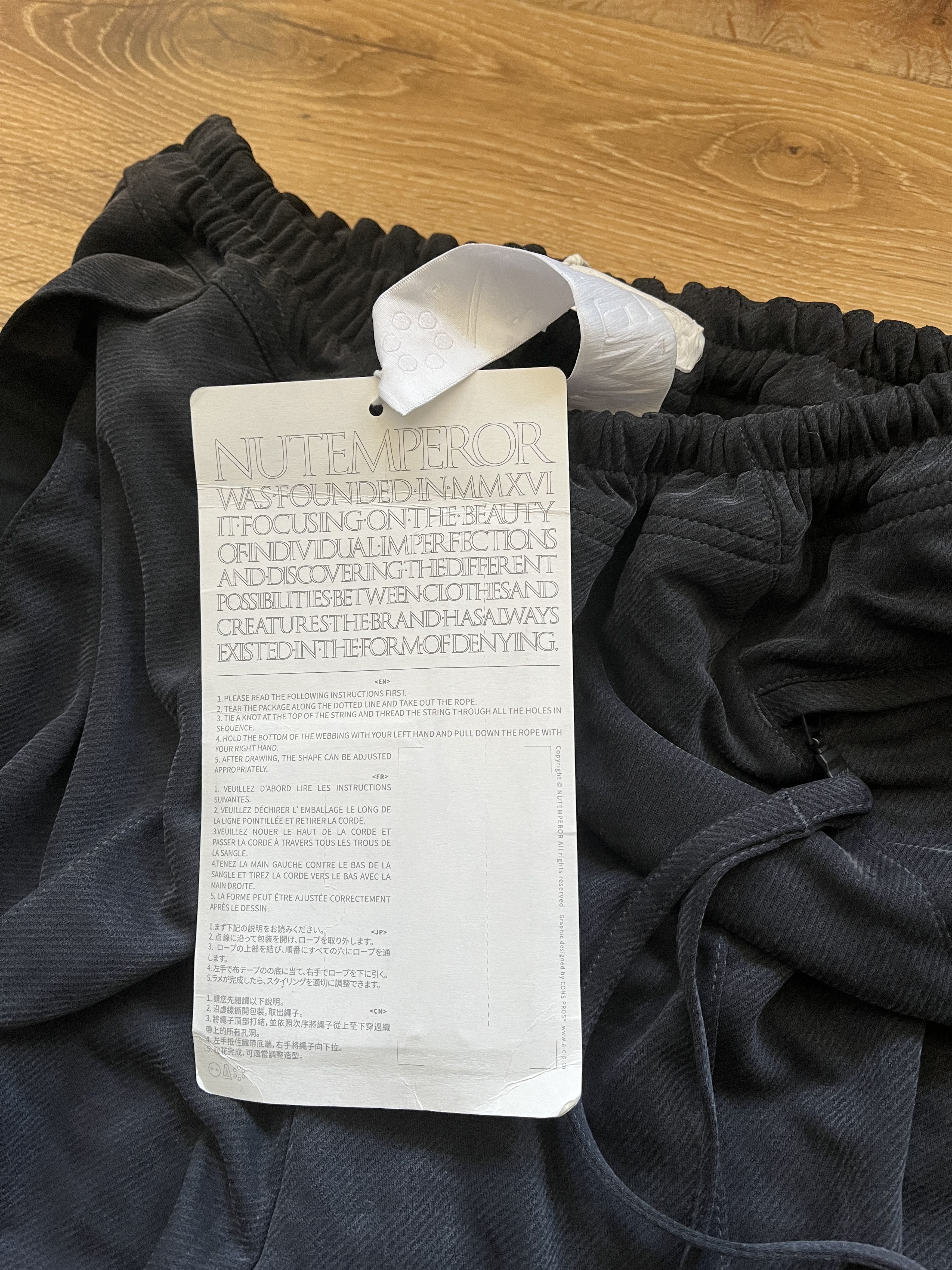 Designer Nutemperor Elastic Wide Waistbag Pants Size US 32 / EU 48 - 6 Thumbnail