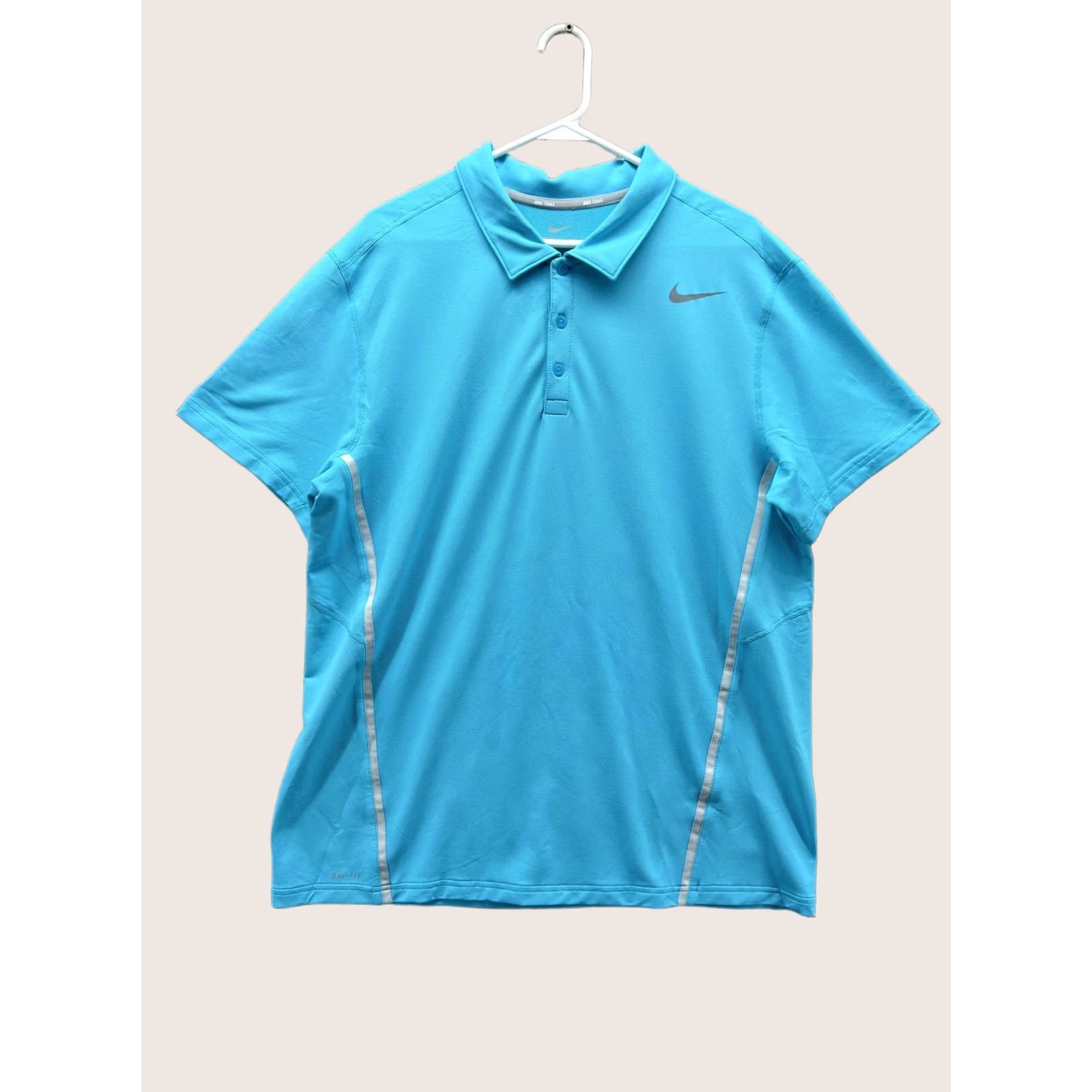 Nike Nike Dri-FIT Tennis Polo Shirt Mens XL Blue Performance Moisture Wicking Polo Shirt Dri-FIT Nike Swoosh Size US XL / EU 56 / 4 - 1 Thumbnail