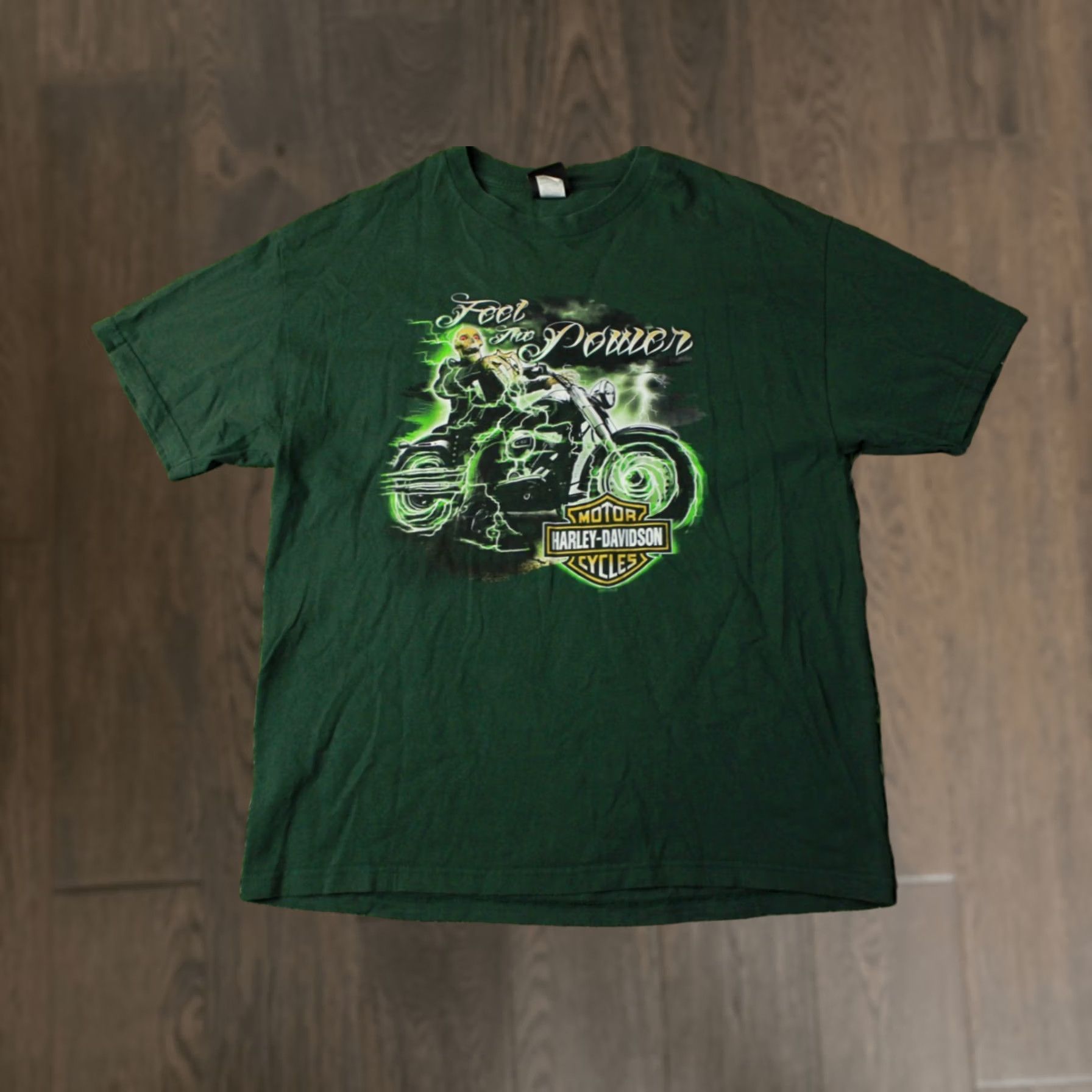 Harley Davidson HARLEY DAVIDSON SHIRT JERSEY TEE OFFICIAL PRODUCT SIZE XL GREEN MEN 2017 Harley Davidson Southampton Hamburg Germany Vintage No Size US XL / EU 56 / 4 - 1 Thumbnail