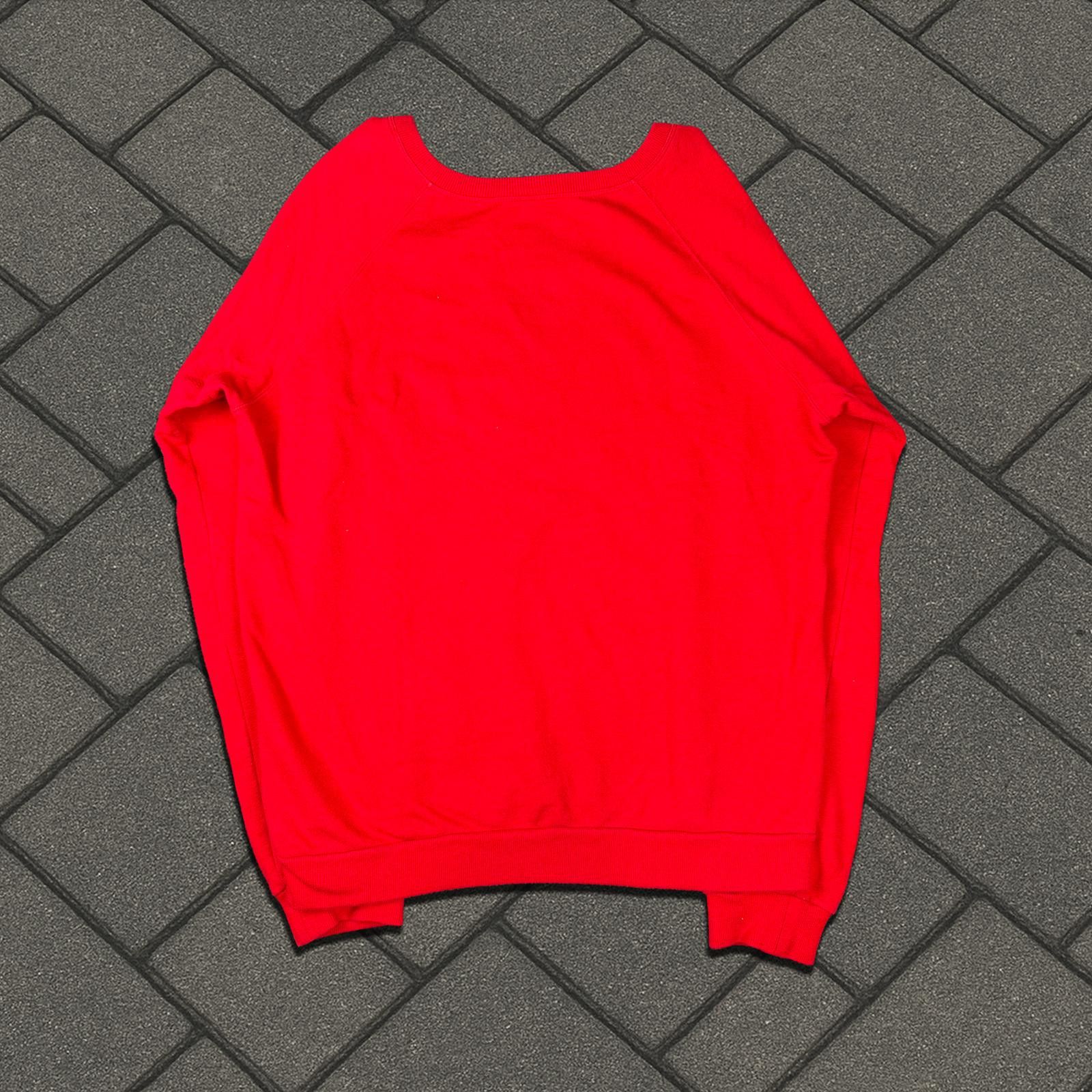 Celine SS20 Celine Red My Own Worst Enemy Crewneck Size US L / EU 52-54 / 3 - 2 Thumbnail