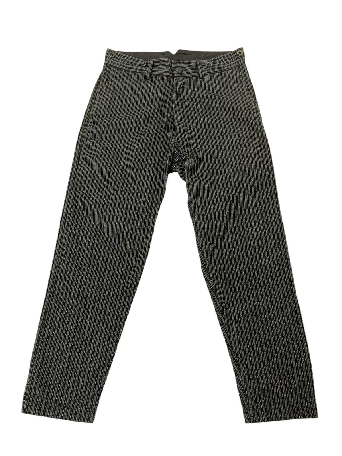 Japanese Brand Wabash Striped Scye Basic Workwear Americana Tapered 2🟦 Size US 31 - 7 Thumbnail