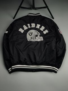 Vintage Oakland Raiders Bomber Jacket Made Usa Size Xtra Large 