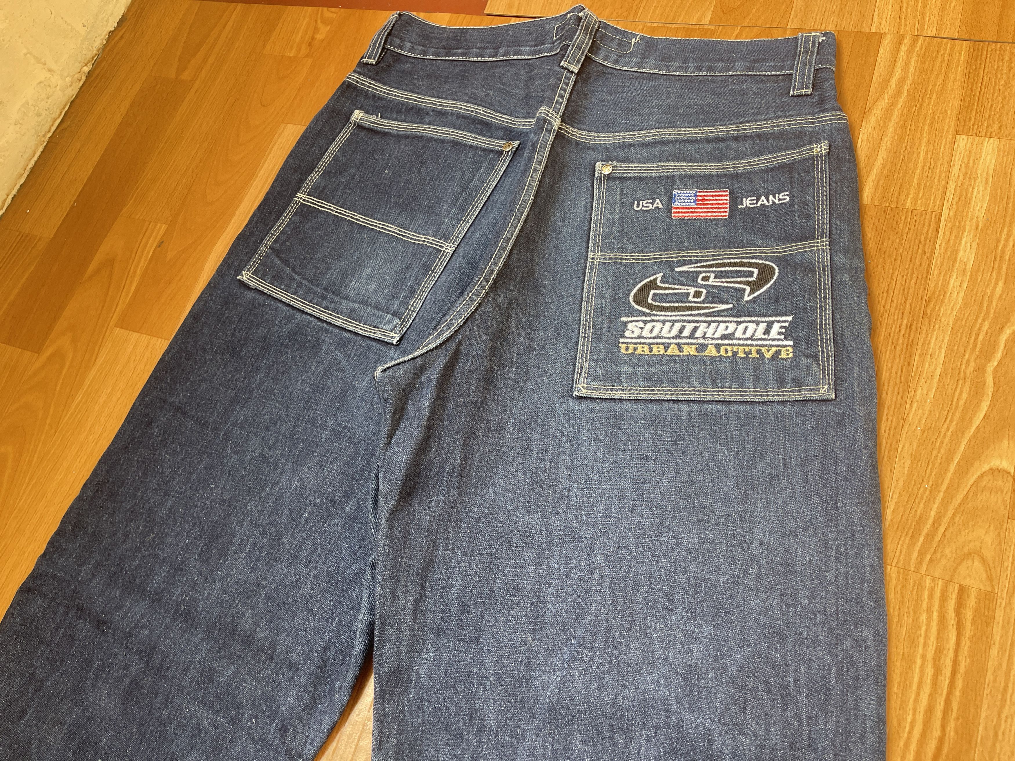 Southpole Southpole jeans, baggy vintage South Pole 90s hip hop Y2K 34 Size US 34 / EU 50 - 6 Thumbnail
