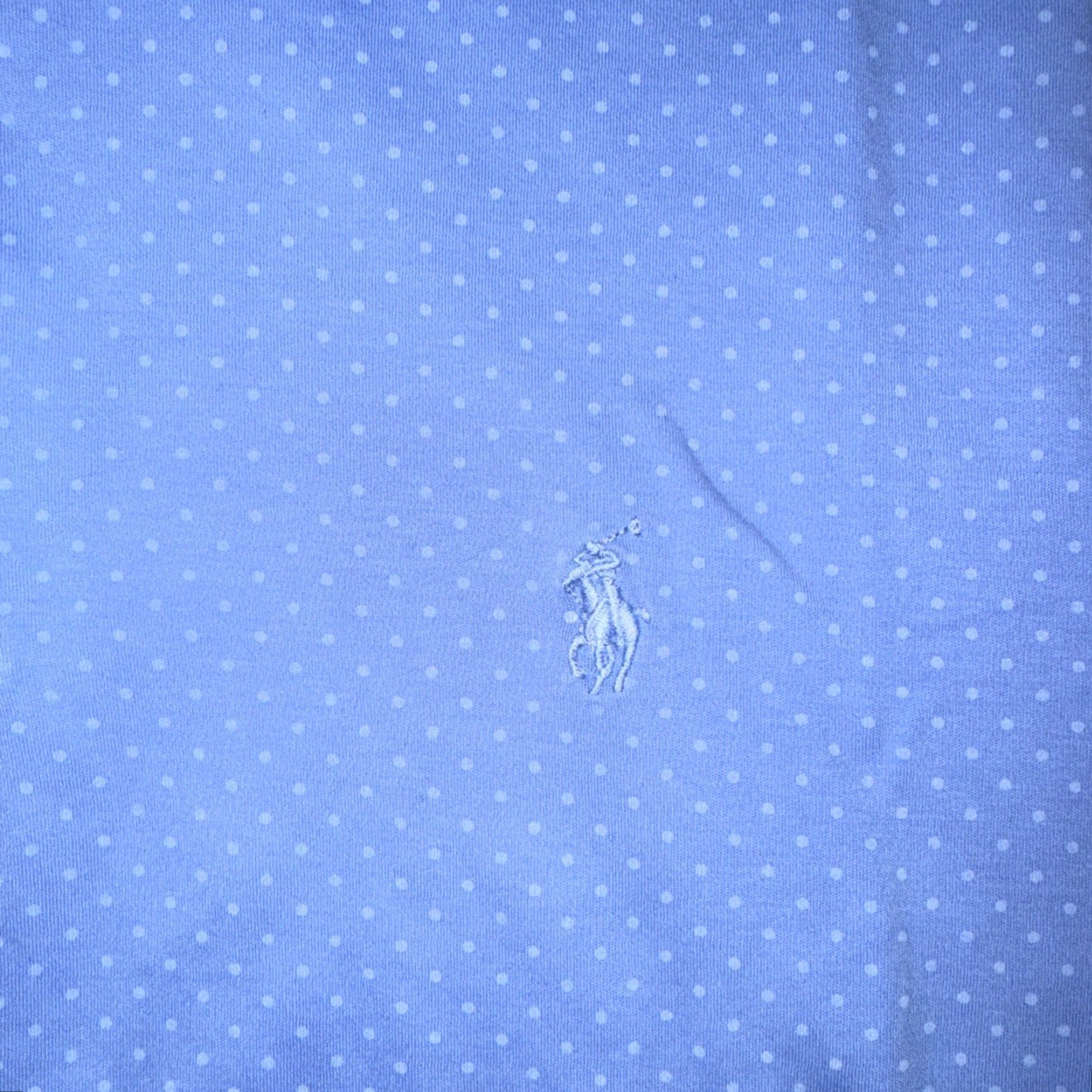 Ralph Lauren Polo Ralph Lauren Polo Shirt Blue Polka Dot Slim Fit L Men’s Shirt Size US L / EU 52-54 / 3 - 3 Thumbnail