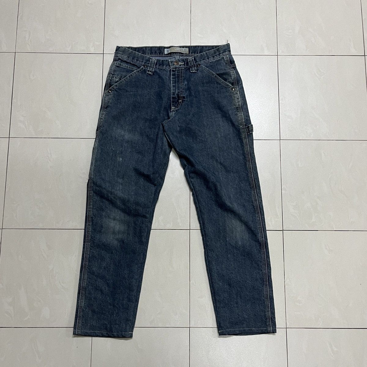 Lee × Vintage Vintage Lee Dungarees Carpenter Jeans Size US 31 - 8 Thumbnail
