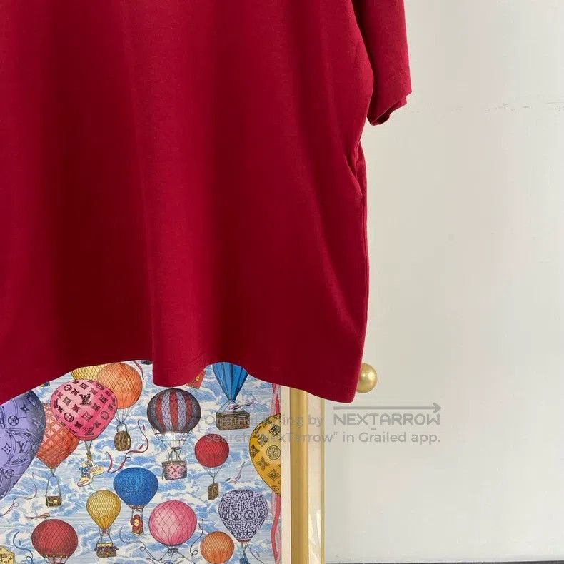 Balenciaga Balenciaga Letter Logo Red T-Shirt Size US M / EU 48-50 / 2 - 4 Thumbnail