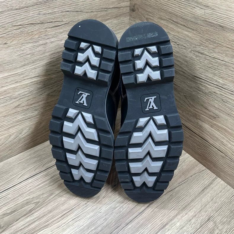 Louis Vuitton Louis Vuitton Oberkampt Black and Blue Doc Martens shoes Size US 8 / EU 41 - 6 Thumbnail