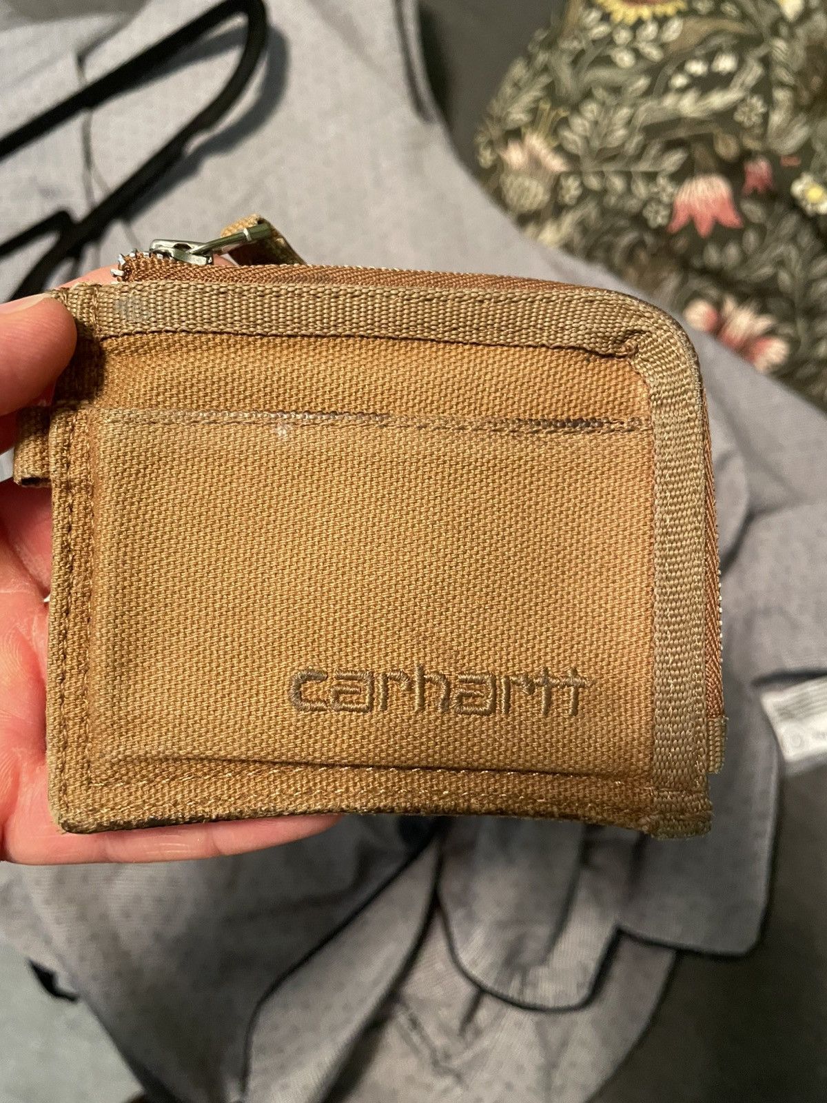 Carhartt Wip Canvas zip wallet Size ONE SIZE - 1 Thumbnail