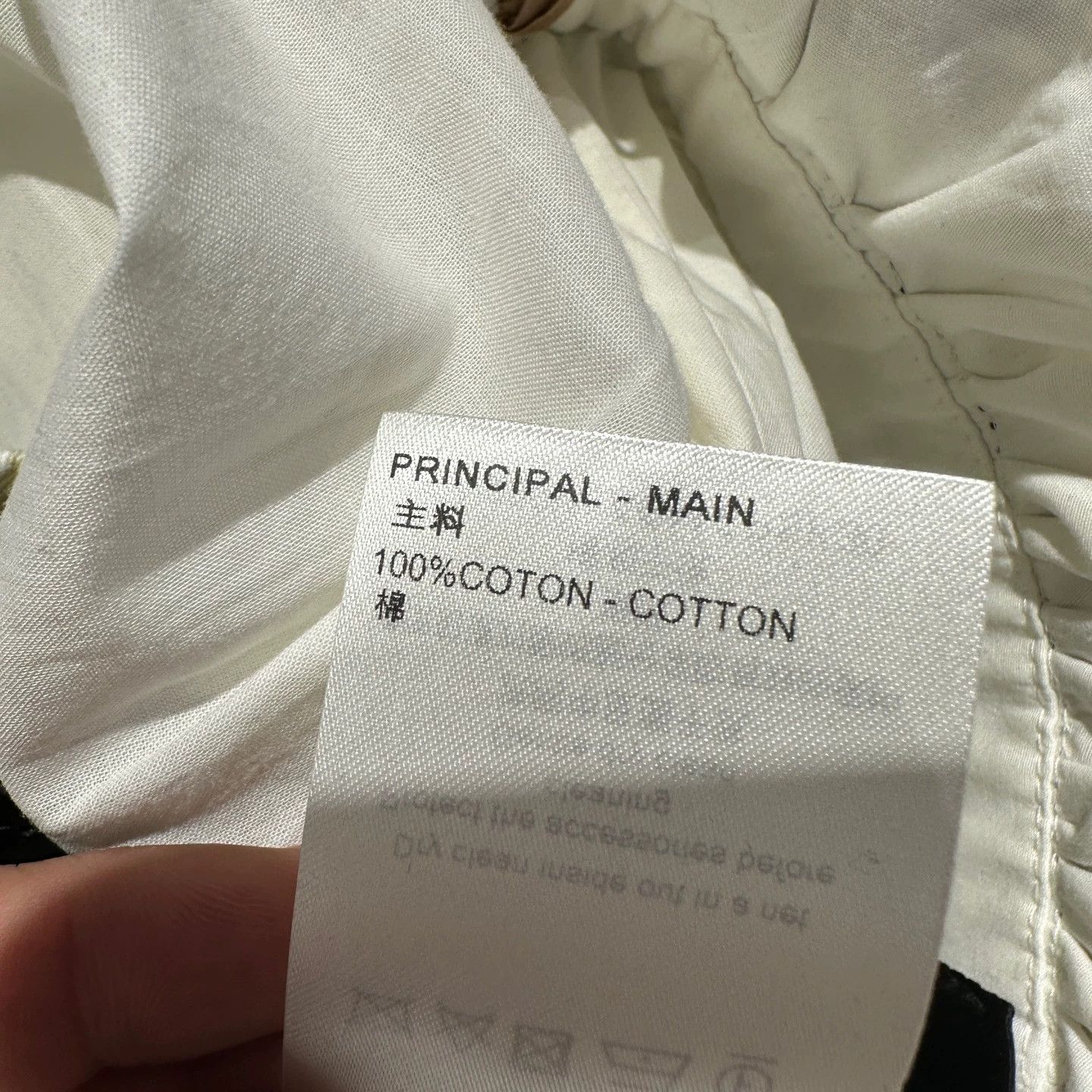 Louis Vuitton LOUIS VUITTON Damier Lock Belted Skirt 36 Cotton Size 26" / US 2 / IT 38 - 9 Thumbnail