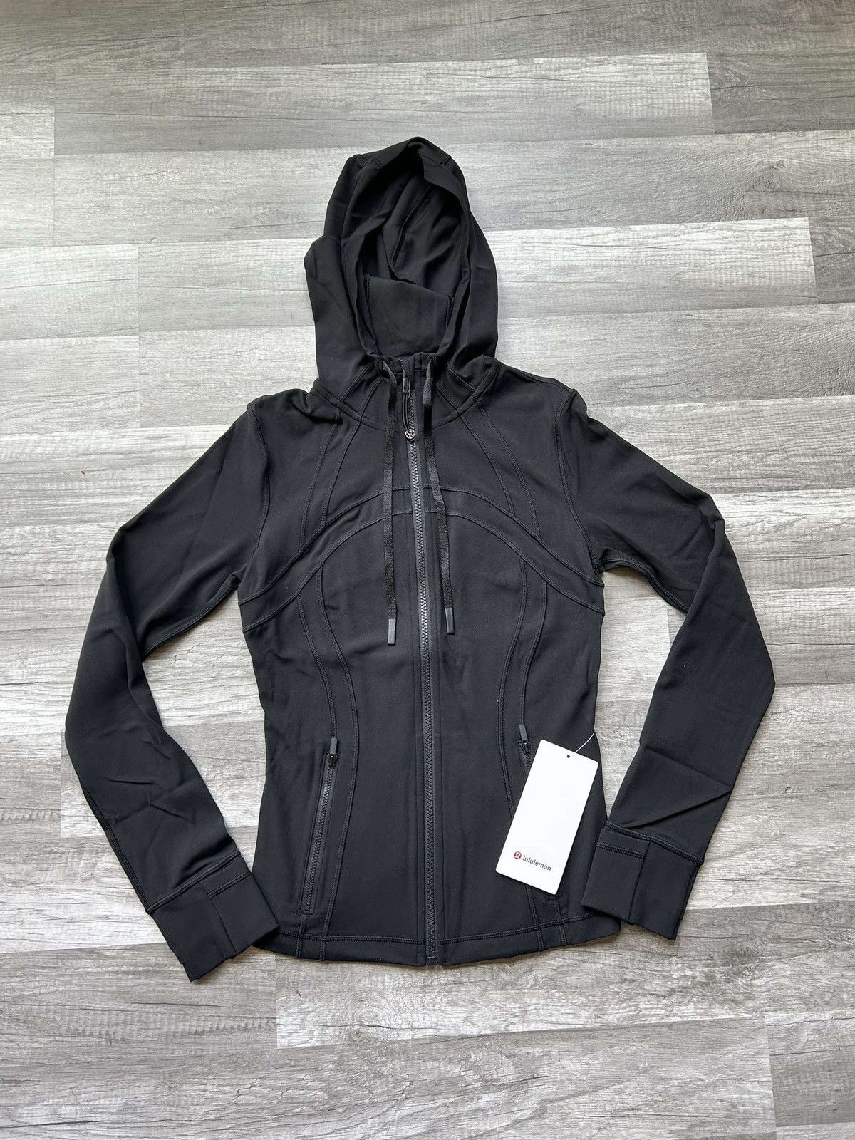 Lululemon Lululemon Define Jacket Hooded Nulu Black Size 6 Small Size S / US 4 / IT 40 - 1 Thumbnail