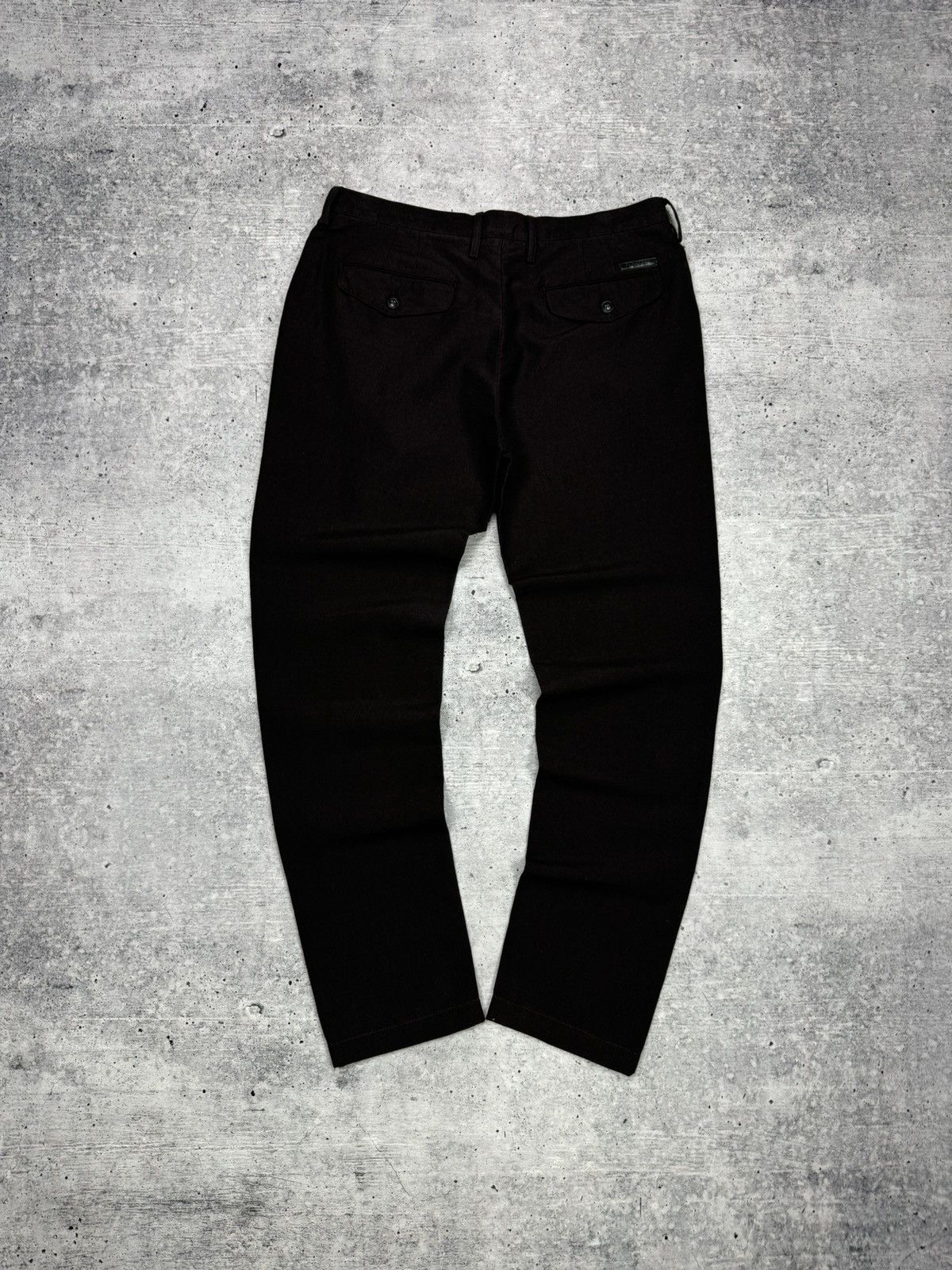 Burberry Vintage Burberry Brit Leather Pocket Tab Suit Pants Trousers Size US 32 / EU 48 - 19 Thumbnail
