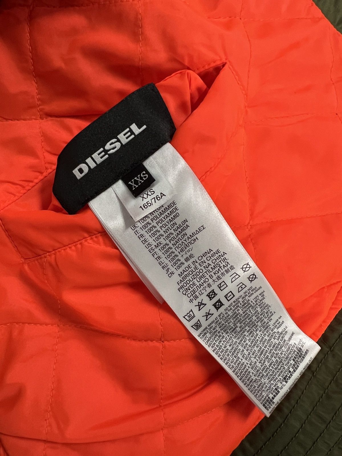 Archive Diesel MA-1 Reversible Bomber Jacket Multipocket Zip