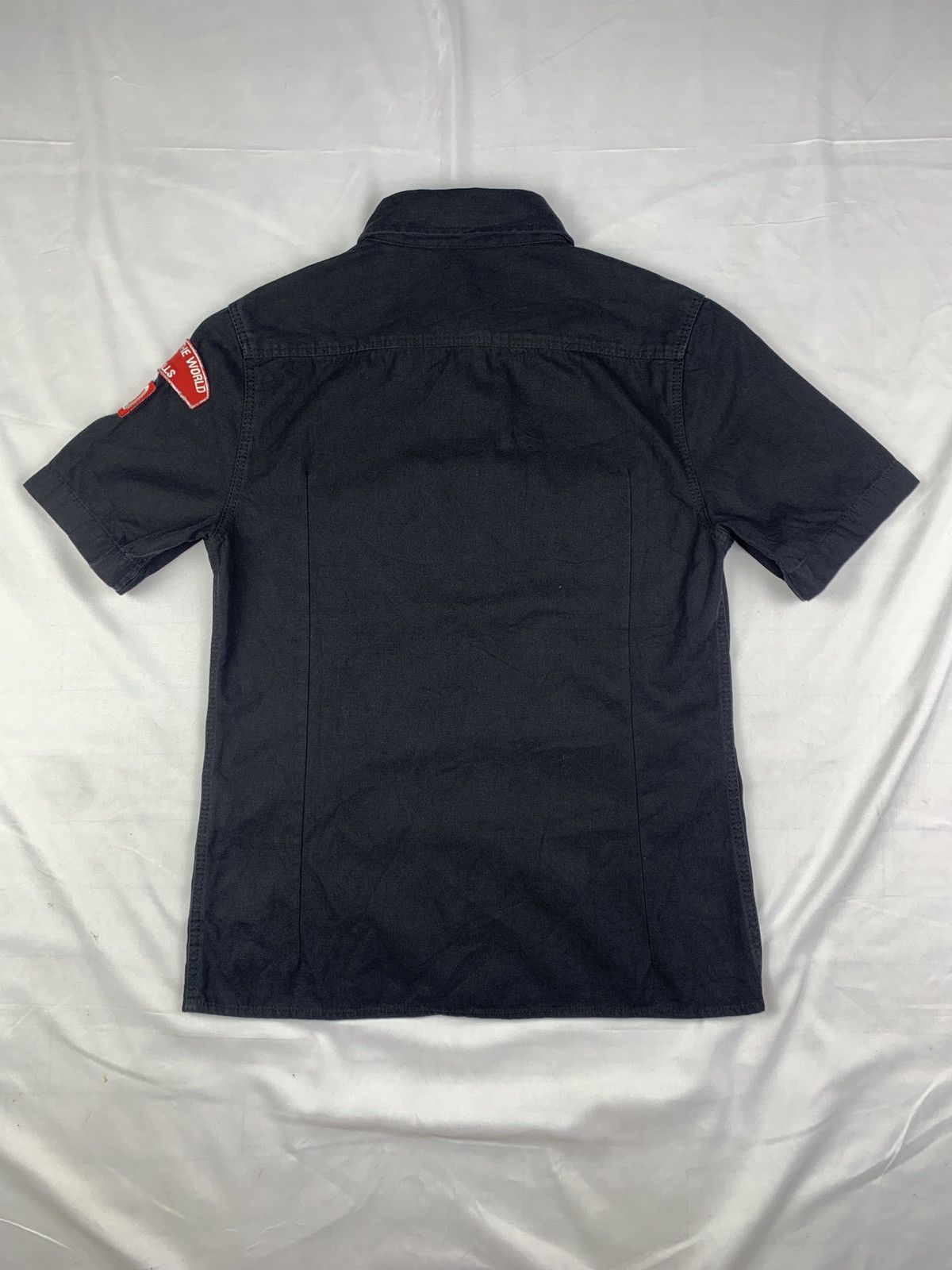 MOUSSY Moussy Japan Black Gemini Embroidered Work Shirt Size S / US 4 / IT 40 - 4 Thumbnail