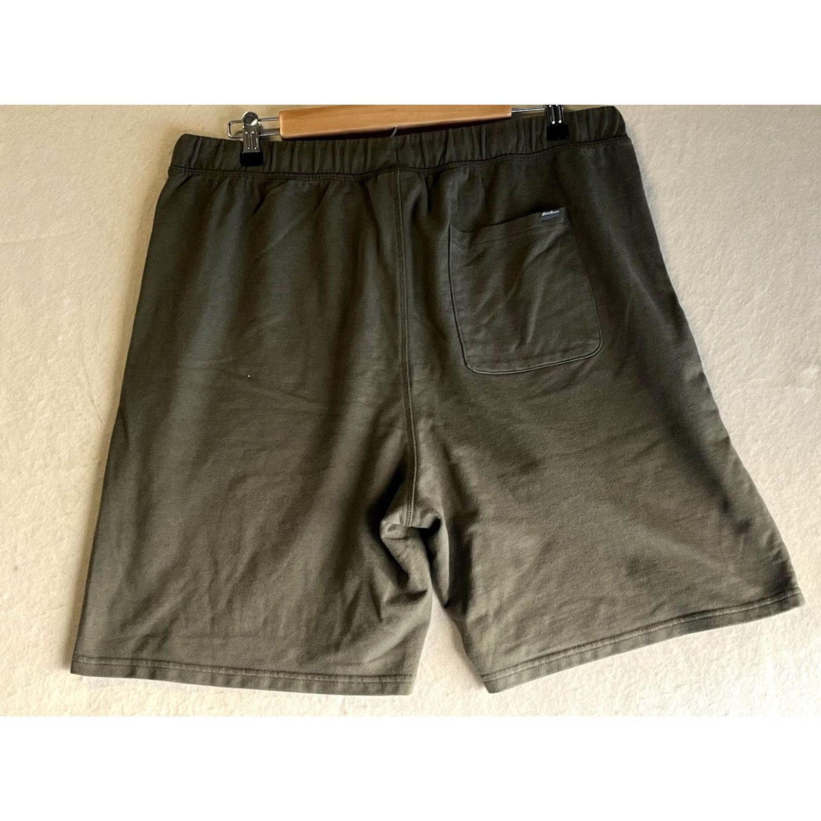 Eddie Bauer Eddie Bauer Shorts Mens XL Green Sleepwear Elastic Waist Drawstring Loungewear Sweat Shorts Size US 36 / EU 52 - 2 Thumbnail