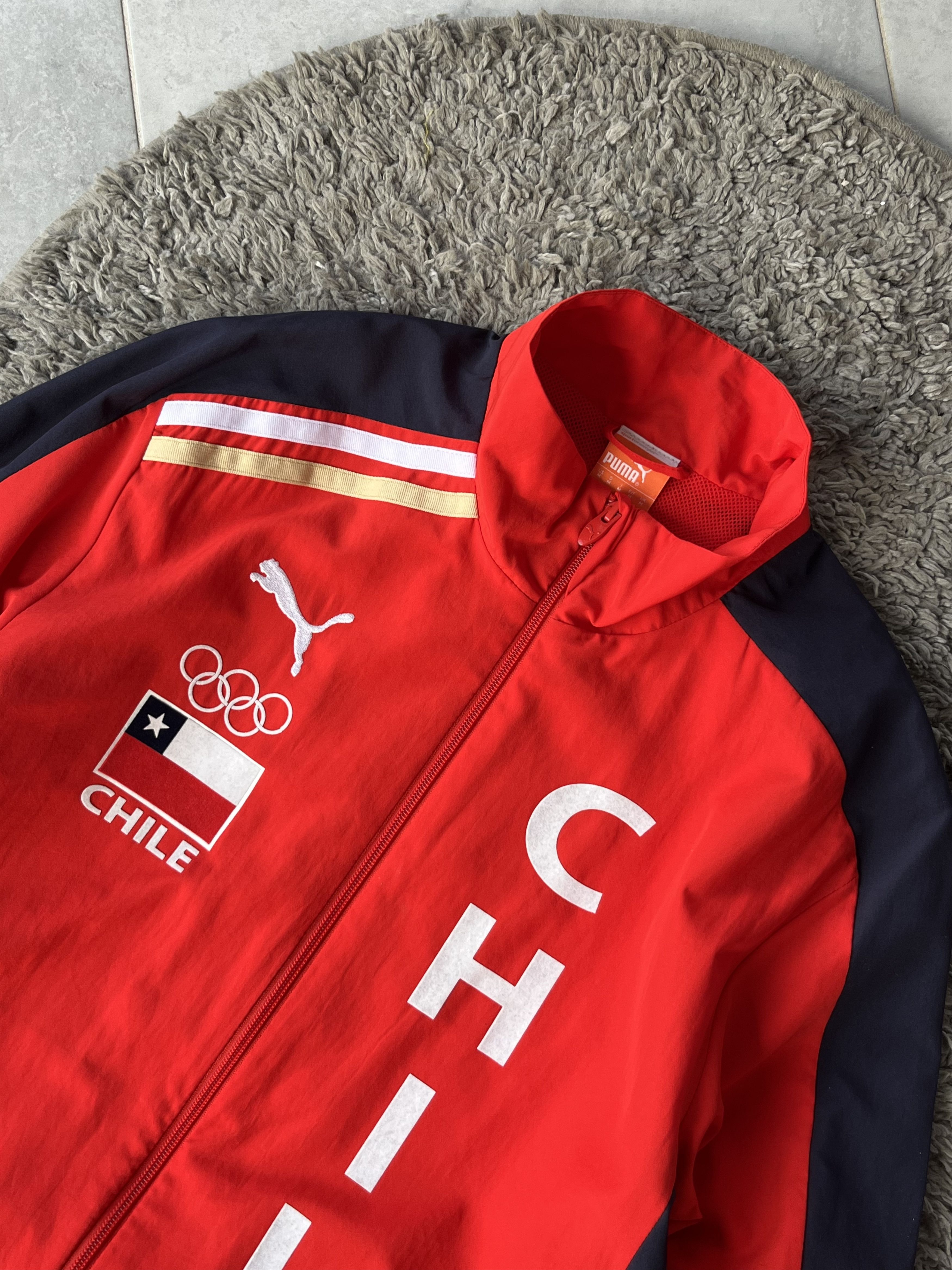 Puma PUMA x CHILE National Team Vintage Sportwear Nylon Jacket Size US M / EU 48-50 / 2 - 5 Thumbnail