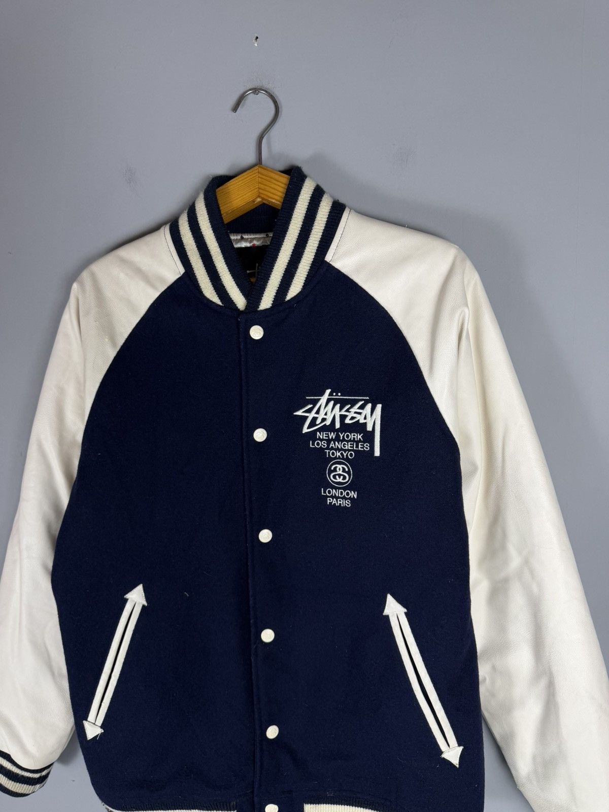 Stussy Vintage 90s Stussy bomber jacket Size US M / EU 48-50 / 2 - 2 Thumbnail