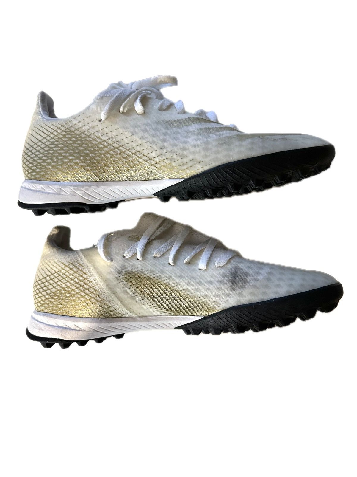 Adidas Adidas Adizero Turf Shoes White Gold Men's 7.5 Women’s 8.5 Size US 8.5 / IT 38.5 - 4 Thumbnail