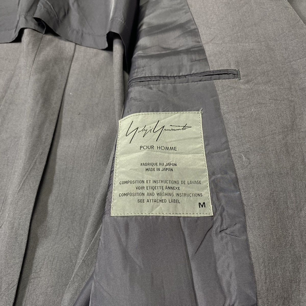 Yohji Yamamoto Vintage Yohji Yamamoto Pour Homme Rayon Blazer Size 50R - 4 Thumbnail