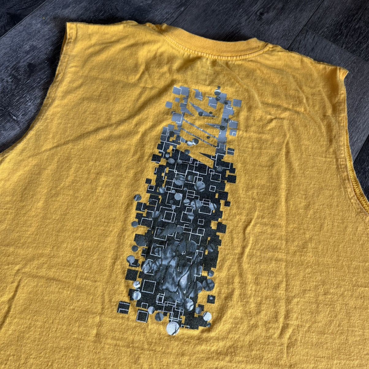 Nike × Vintage Vintage 2000s Nike Basketball Cyber Graphic Logo Tank Top Size US L / EU 52-54 / 3 - 4 Thumbnail