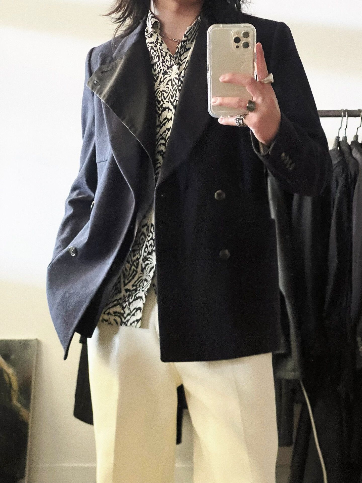 Dries Van Noten Dries Van Noten Double-Breasted Peak Lapel Blazer Size US M / EU 48-50 / 2 - 1 Thumbnail