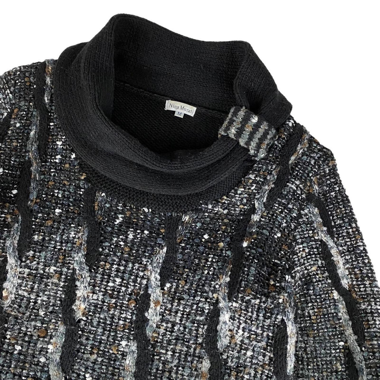 Other × Vintage Nina Murati Y2K Vintage Cable Knit Pullover Jumper Sweater Size M / US 6-8 / IT 42-44 - 2 Thumbnail
