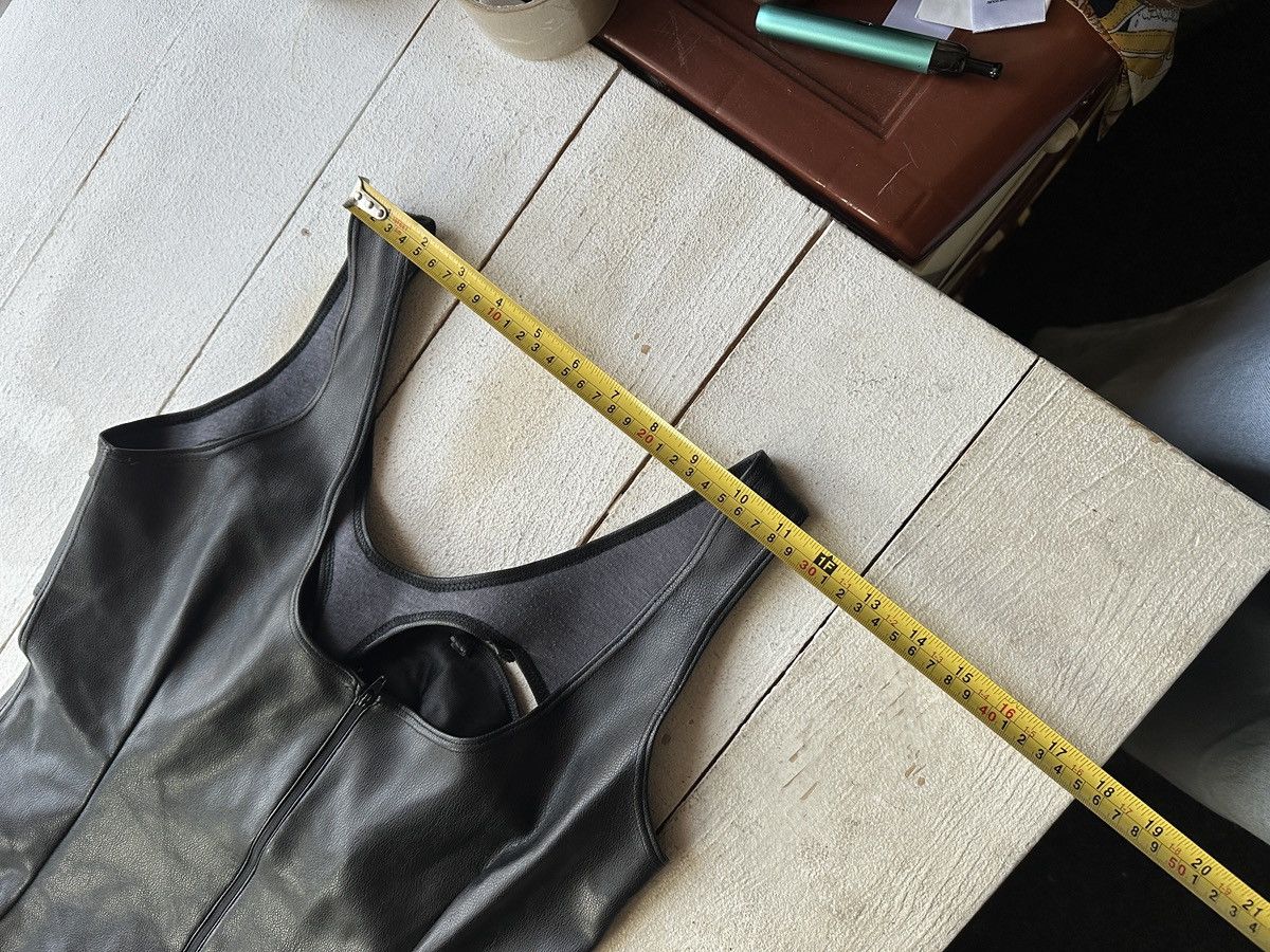 Other 18+🚨 WOMEN SEXY BDSM MINI DRESS TITS HOLE BLACK PU-LEATHER Size S / US 4 / IT 40 - 11 Thumbnail