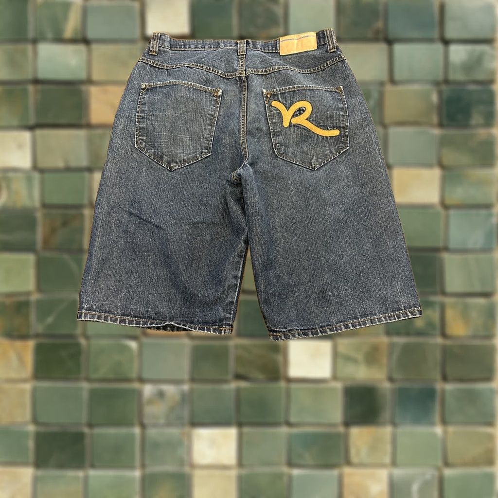 Rocawear VINTAGE Rocawear Jeans Shorts 36 Y2K Grunge Denim Blue Mens Size US 36 / EU 52 - 1 Thumbnail