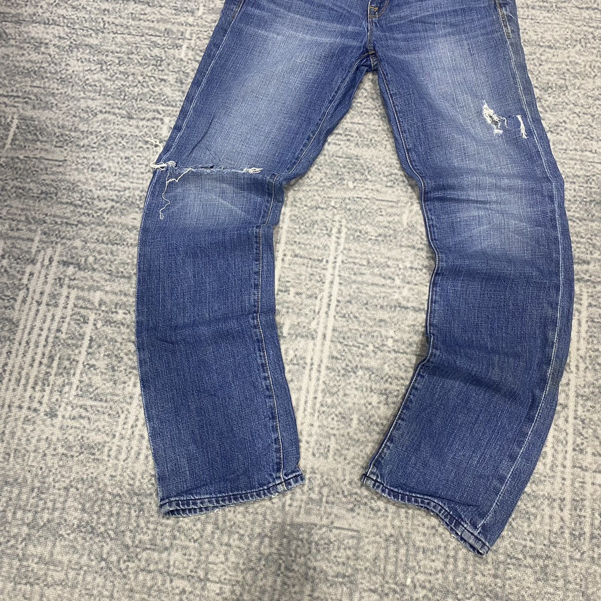 Beauty Beast × Japanese Brand × Vintage Sickk☠️ JCrew Ripped Vintage Washed Jeans 90s Size US 31 - 5 Thumbnail