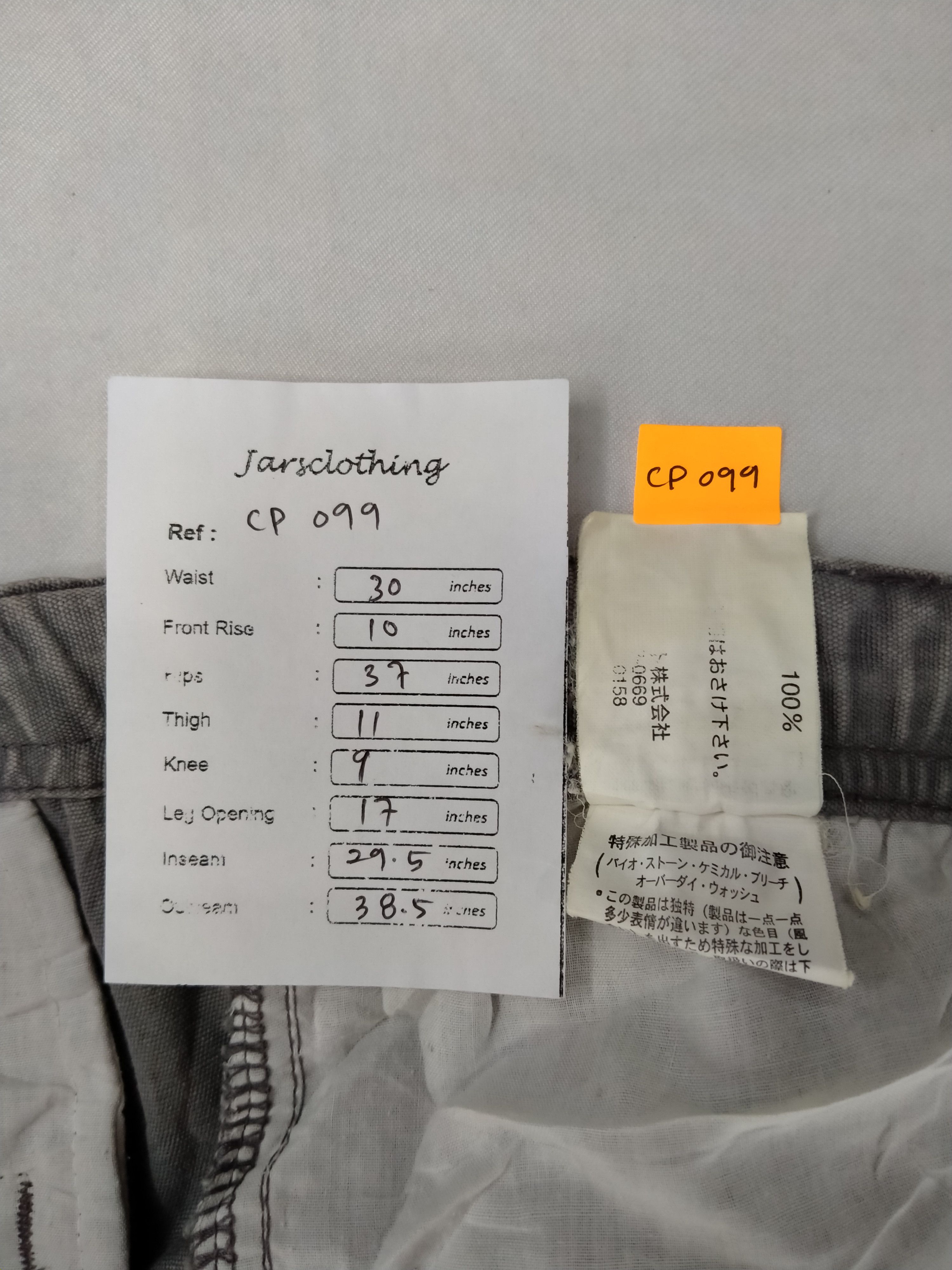 Japanese Brand Elastic/Drawstring Waist Japanese Brand Cargo -CP099 Size US 30 / EU 46 - 10 Thumbnail