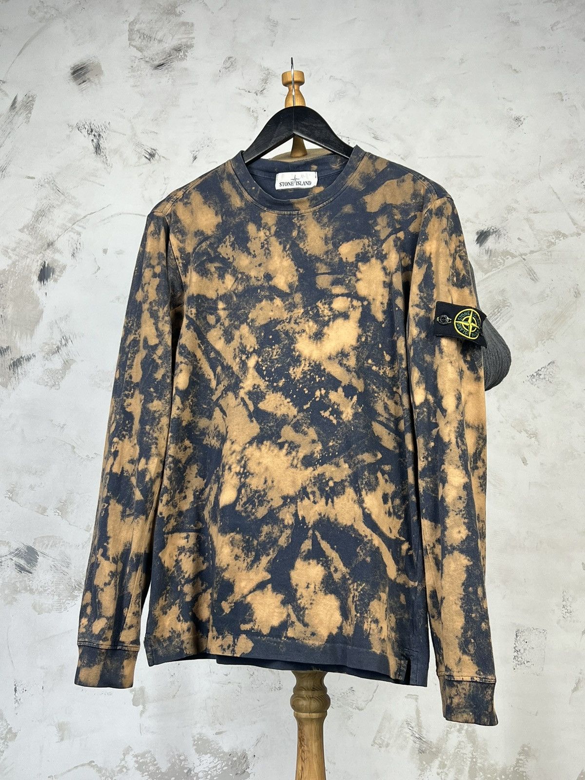 Stone Island Custom Long Sleeve T Shirt Size S